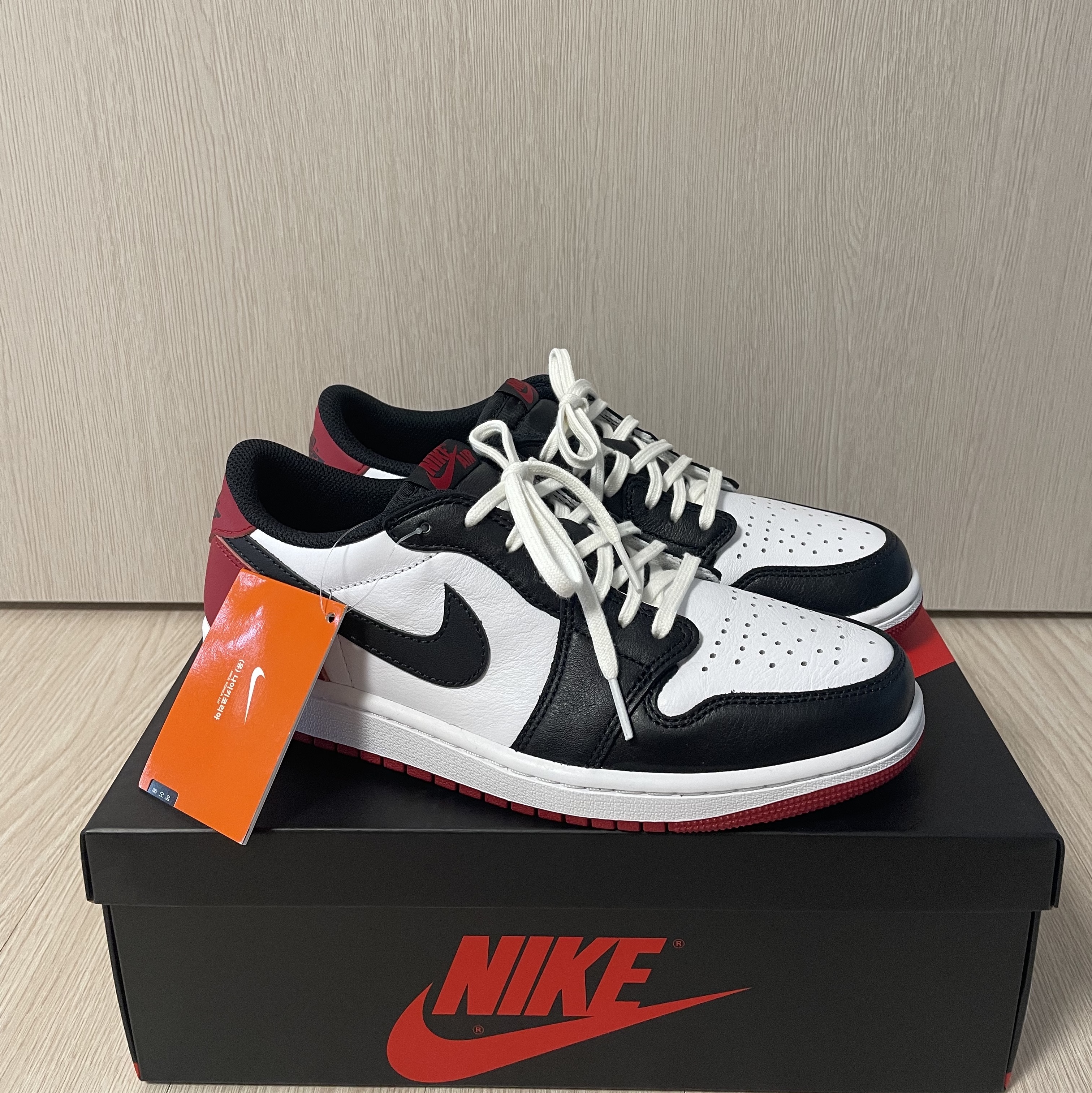 Jordan 1 Retro Low OG Black Toe 착용 스타일