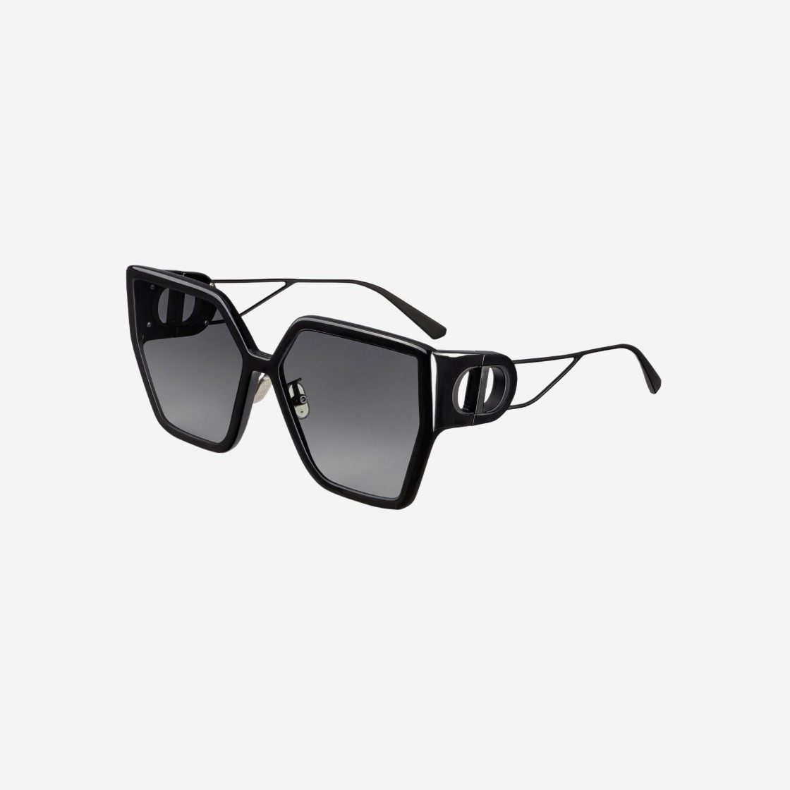 (W) Dior 30Montaigne BU Butterfly Sunglasses Black 상세 이미지 1