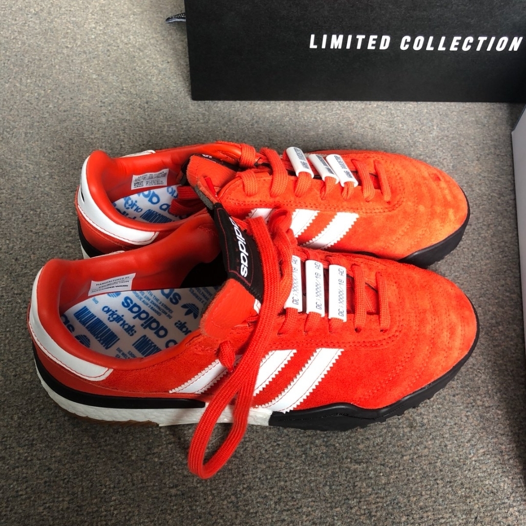 Adidas x Alexander Wang B-Ball Soccer Bold Orange 착용 스타일
