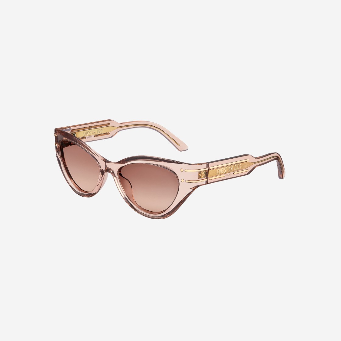 (W) Dior Diorsignature B7I Butterfly Sunglasses Translucent Pink 상세 이미지 1