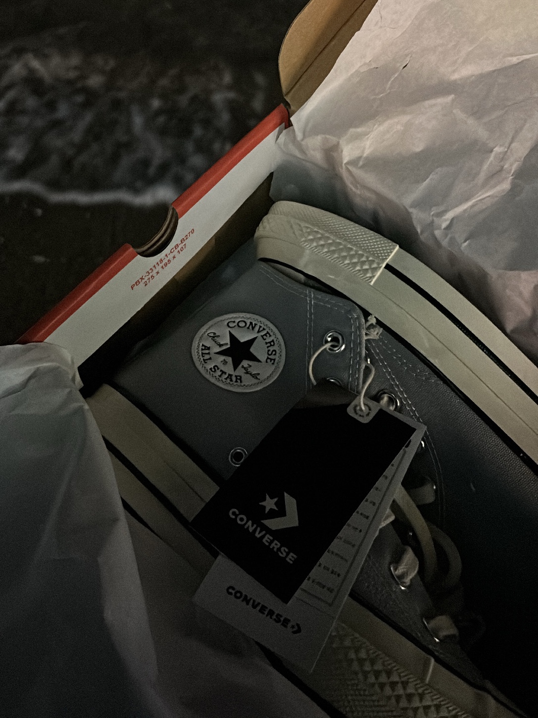 Converse Chuck 70 High Vintage Canvas Wolf Grey 착용 스타일