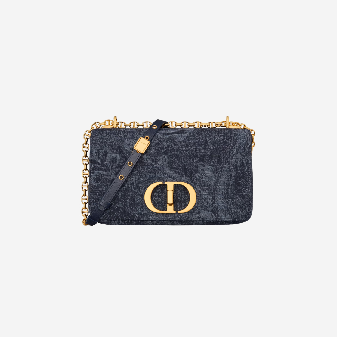 Dior Medium Caro Bag Albero Della Vita Jacquard Denim Blue 상세 이미지 1