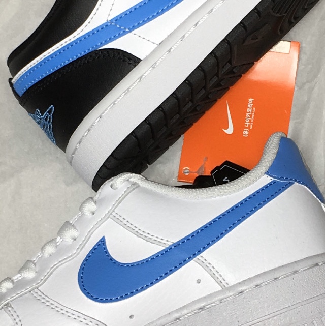 (W) Nike Air Force 1 '07 Next Nature White University Blue 착용 스타일 - 2