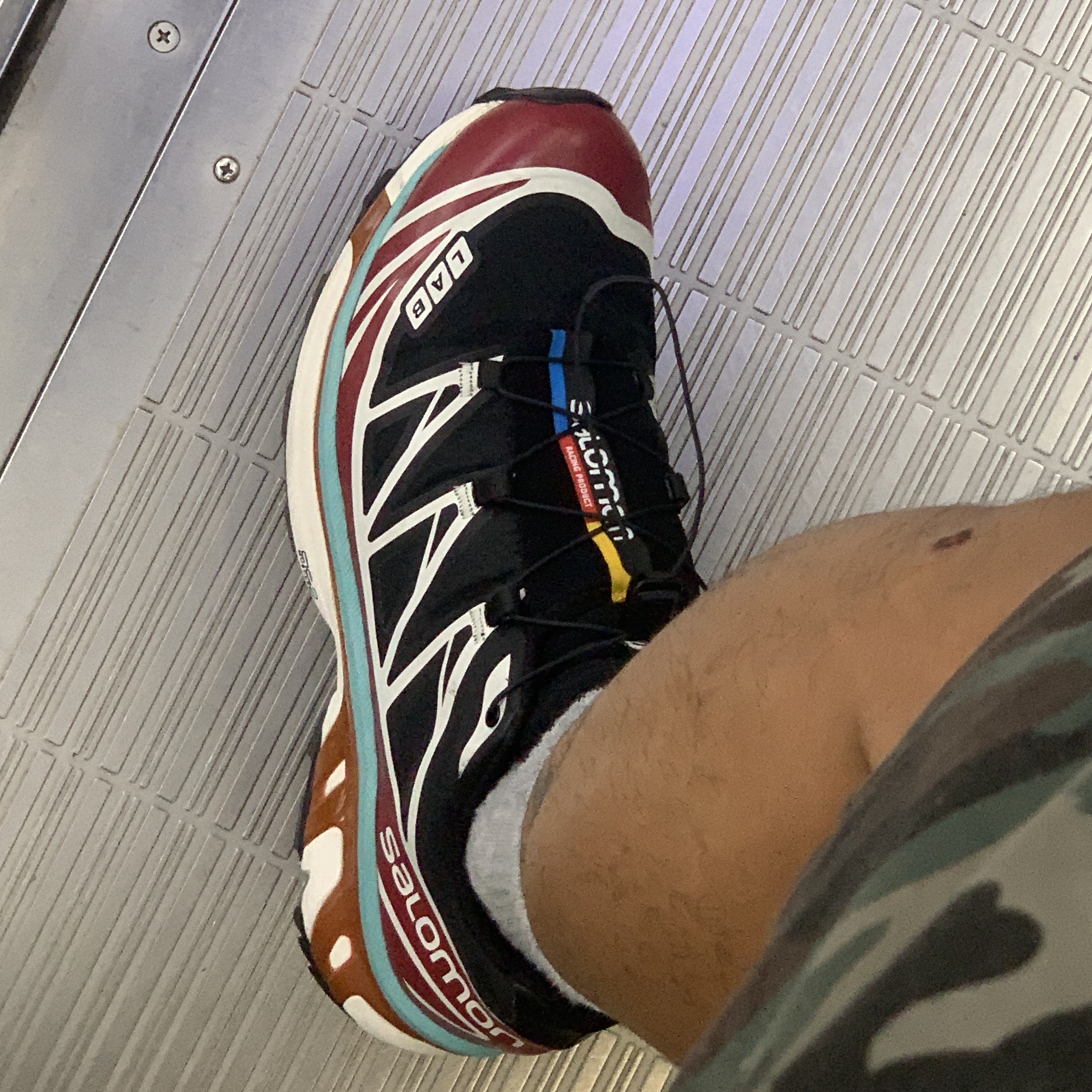 Salomon S/LAB XT-6 Softground ADV Black Red Dahlia 착용 스타일