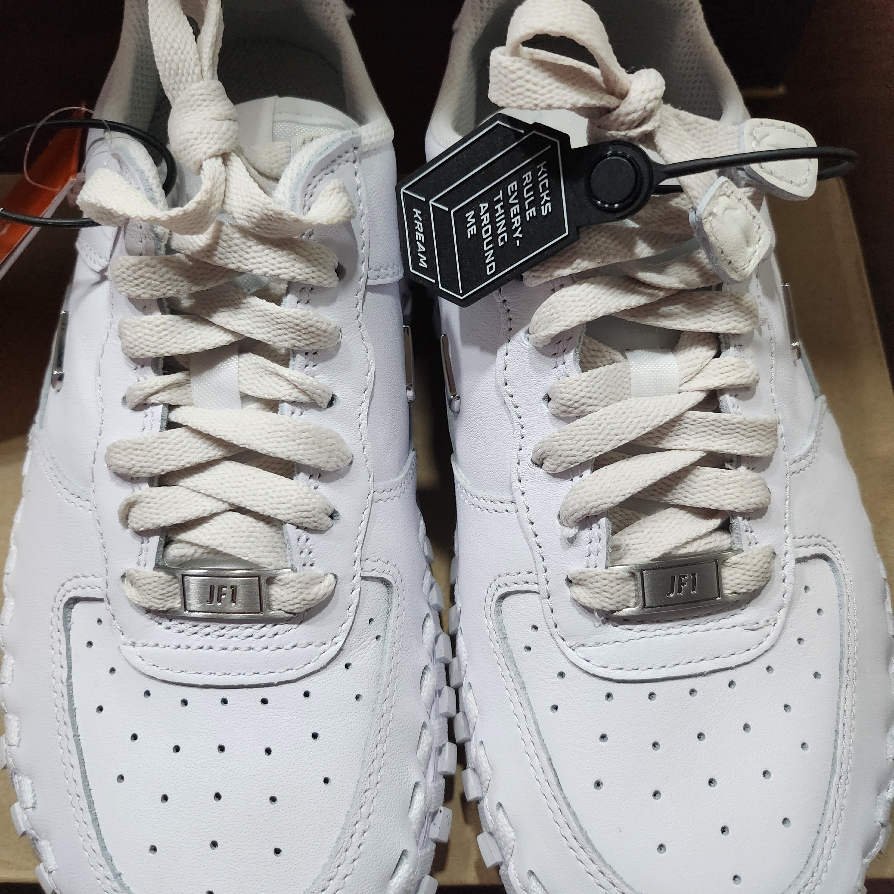Nike x Jacquemus J Force 1 Low LX SP White 착용 스타일