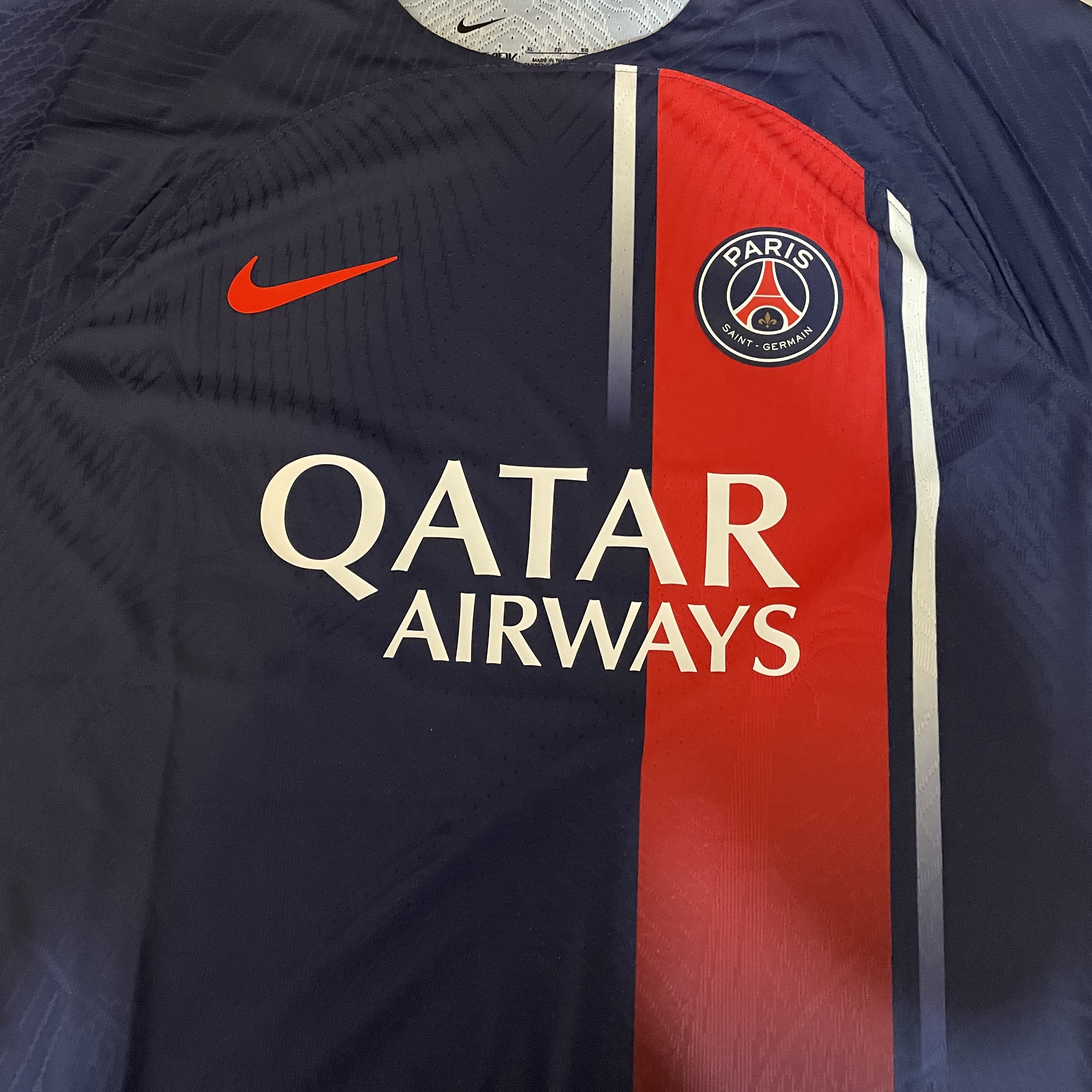 Nike Paris Saint-Germain 2023/24 Dri-Fit ADV Match Home SS Jersey Midnight Navy (Non Marking Ver.) 착용 스타일