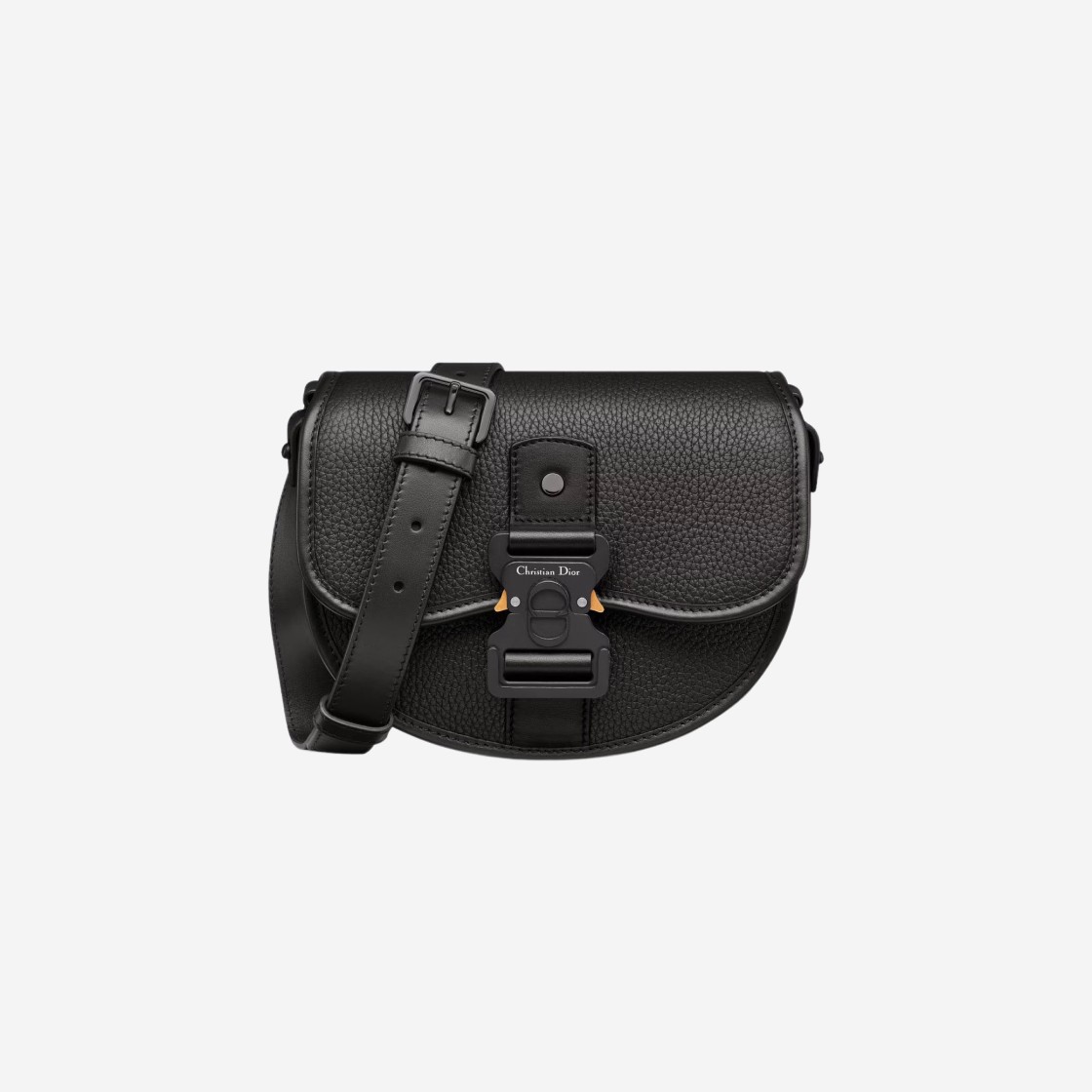 Dior Mini Gallop Bag Strap Black Grained Calfskin 상세 이미지 1