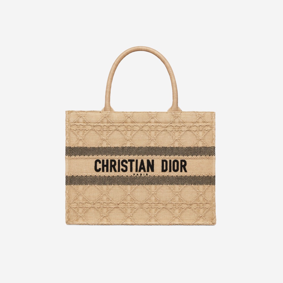 Dior Medium Dior Book Tote Natural Cannage Raffia 상세 이미지 1