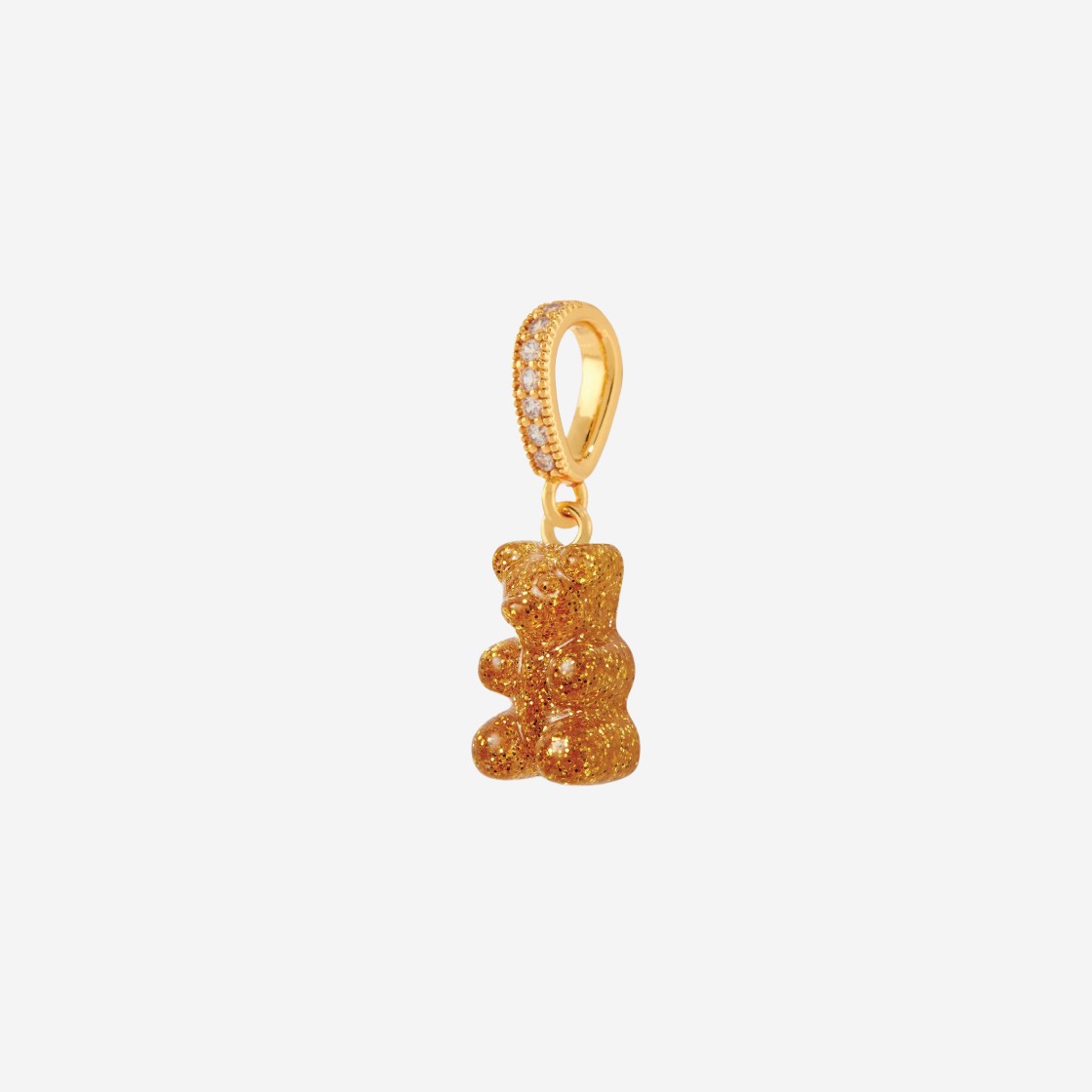 Crystal Haze Nostalgia Bear with Pave Connector Gold 24K 상세 이미지 1