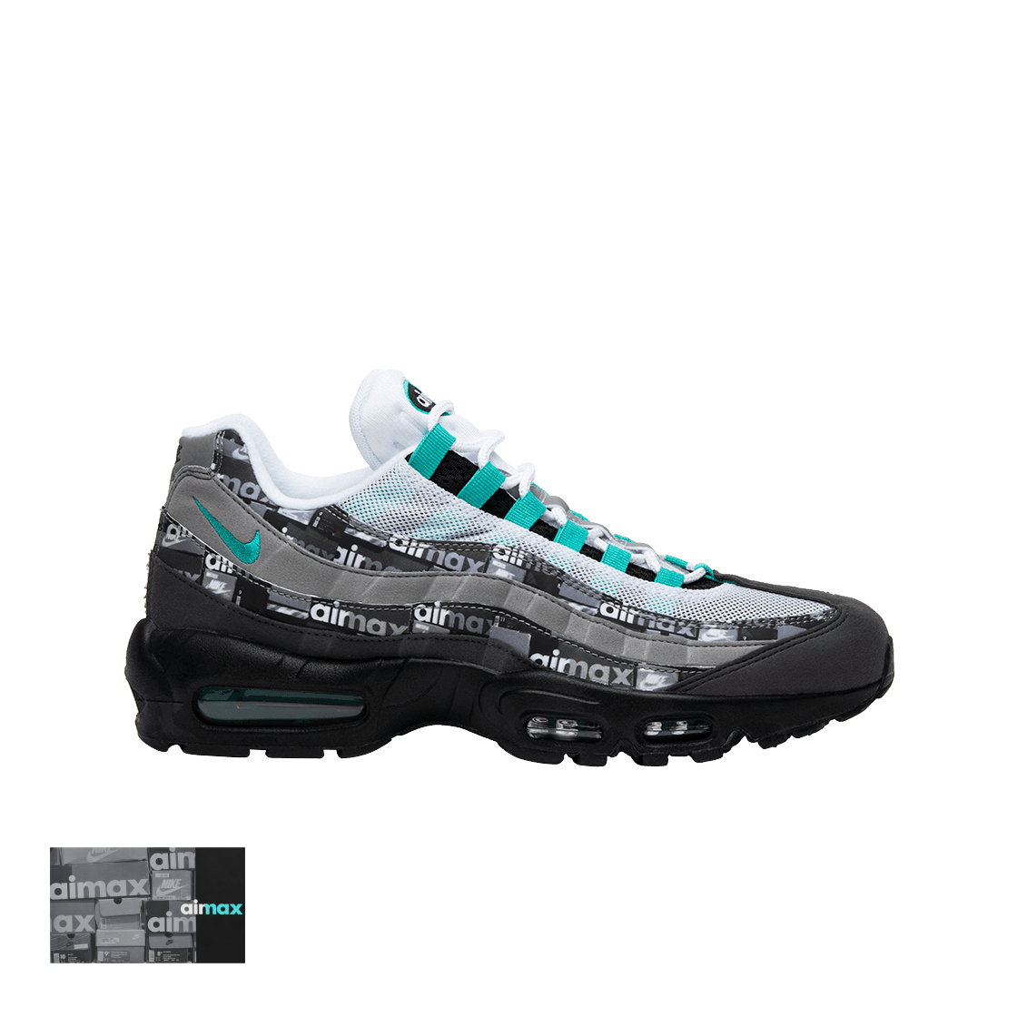 나이키 x 아트모스 에어맥스 95 위러브나이키 클리어 제이드 (스페셜 박스)(Nike x Atmos Air Max 95 We Love Nike Clear Jade (Special Box))