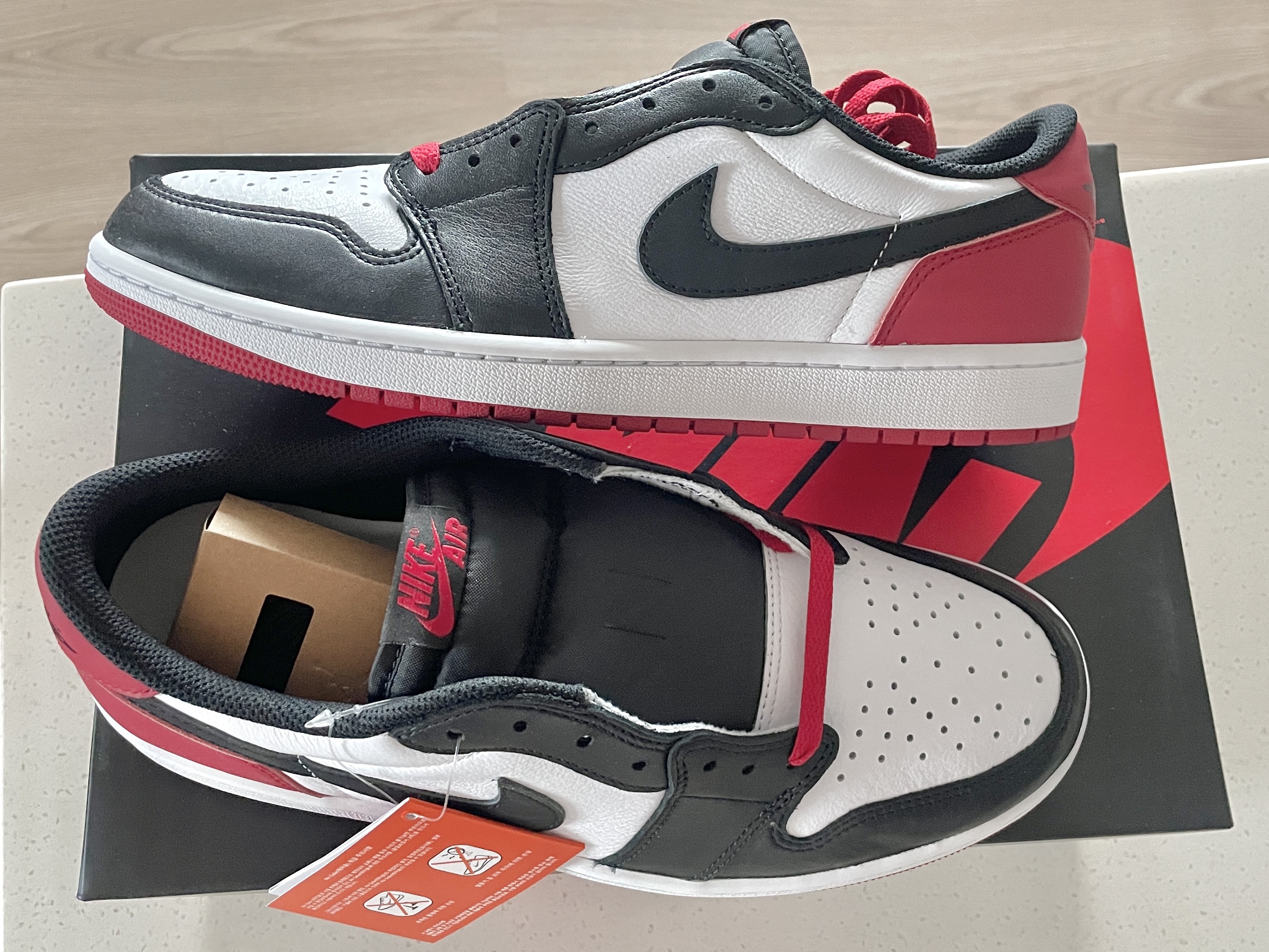 Jordan 1 Retro Low OG Black Toe 착용 스타일