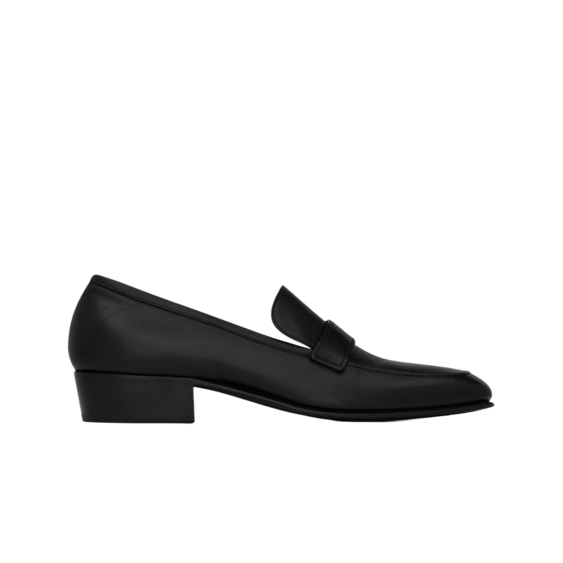 생로랑 솔페리노 페니 슬리퍼 스무스 레더 느와르(Saint Laurent Solferino Penny Slippers in Smooth Leather Noir) - 1