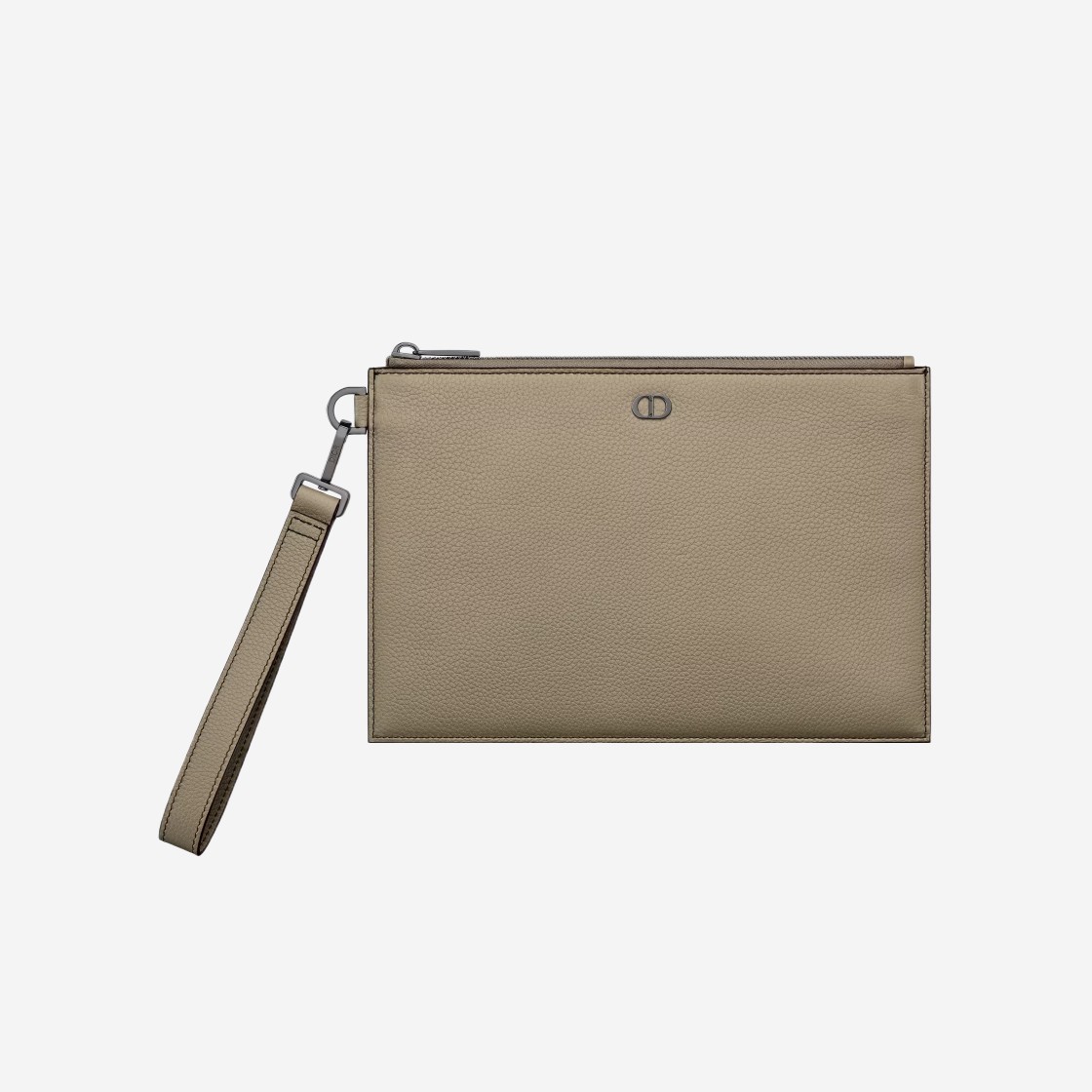 Dior A5 Pouch Beige Grained Calfskin CD Icon Signature 상세 이미지 1