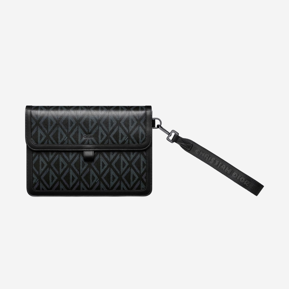 Dior Hit The Road A5 Pouch Flap Black CD Diamond Canvas 상세 이미지 1