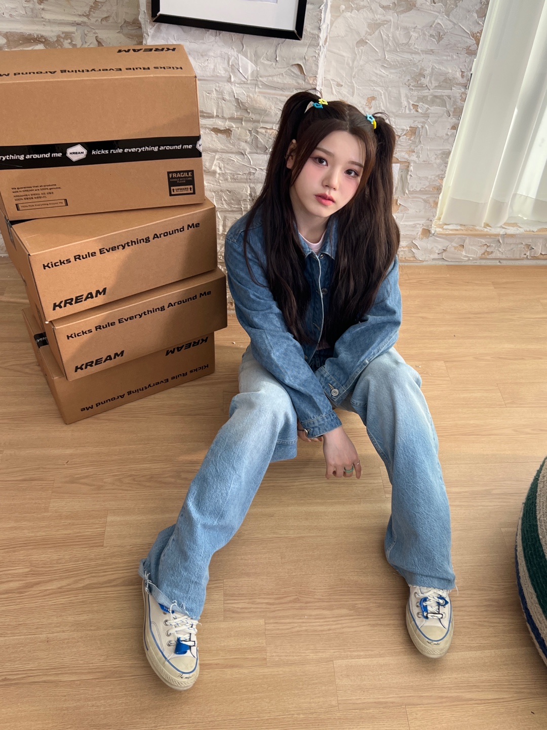 Converse x Ader Error Chuck 70 High White 착용 스타일 - 1