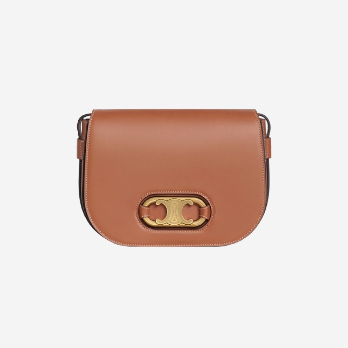 Celine Medium Maillon Triomphe Bag in Natural Calfskin Tan 상세 이미지 1