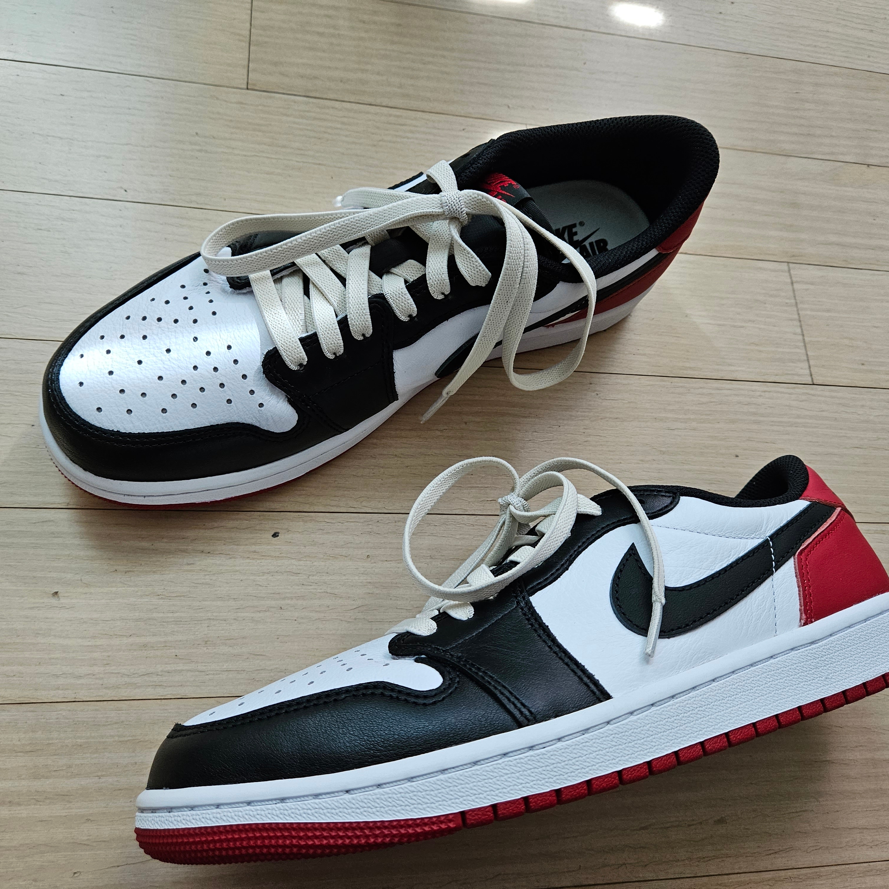 Jordan 1 Retro Low OG Black Toe 착용 스타일