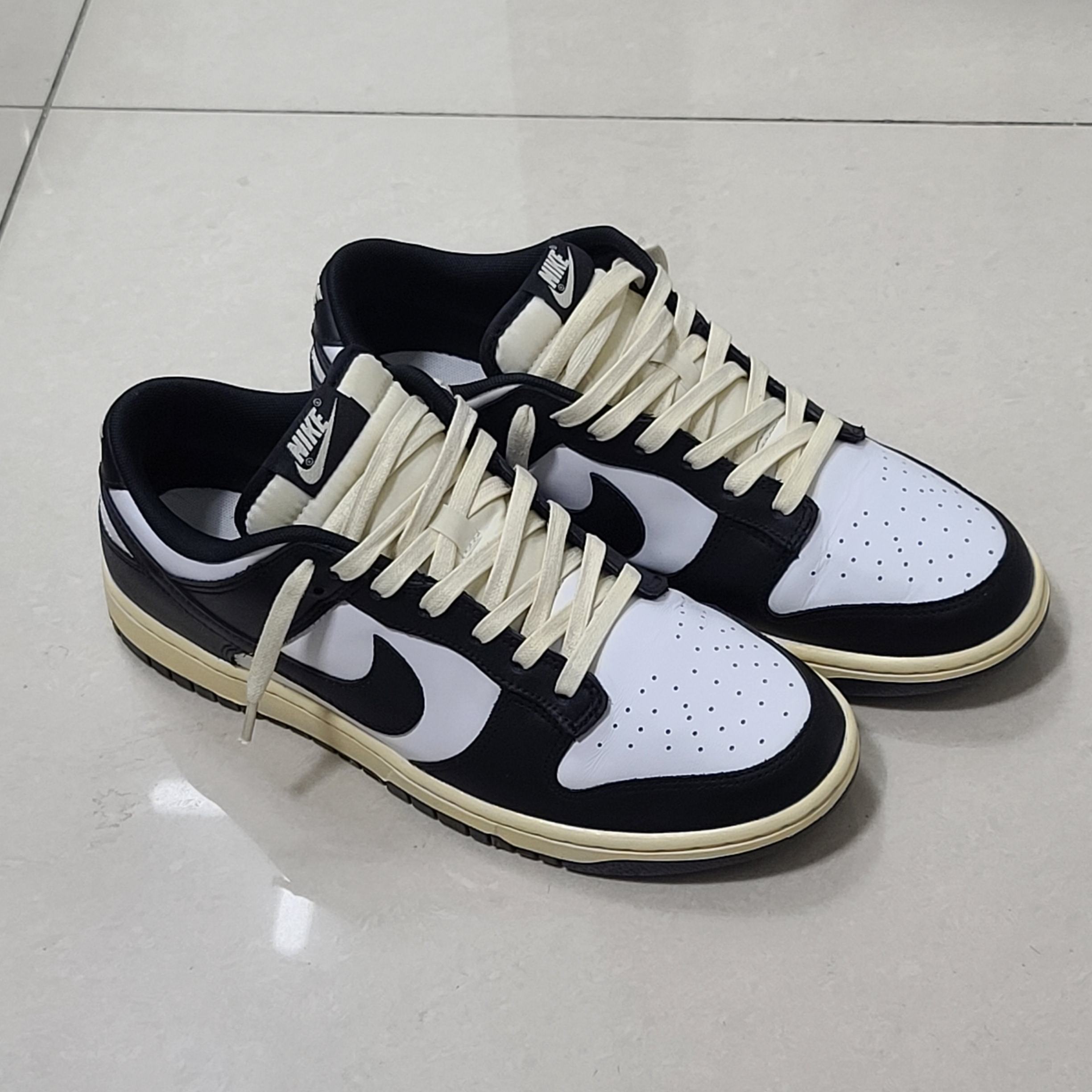 Nike Dunk Low Retro Black 착용 스타일 - 2