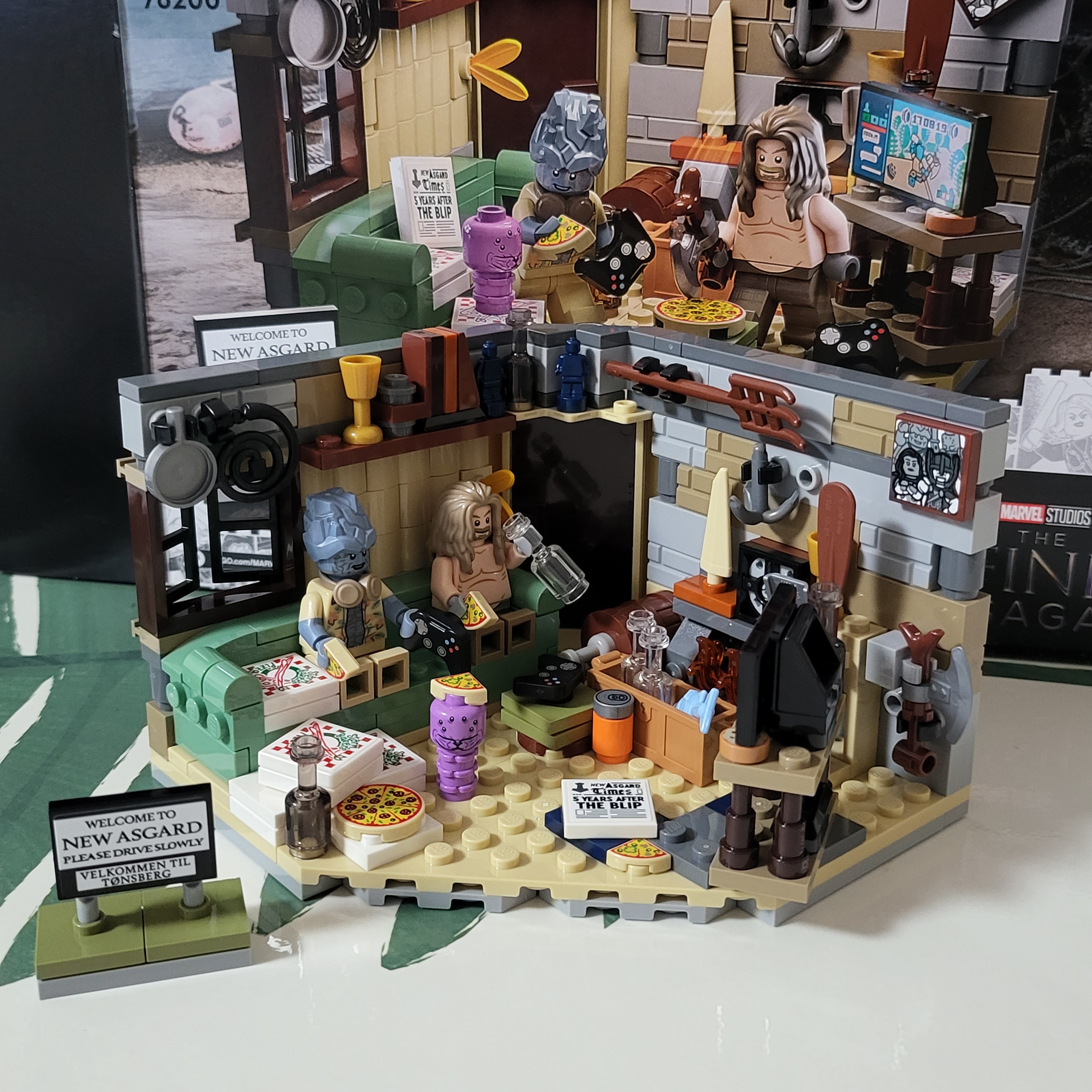 Lego Marvel Bro Thor's New Asgard 착용 스타일