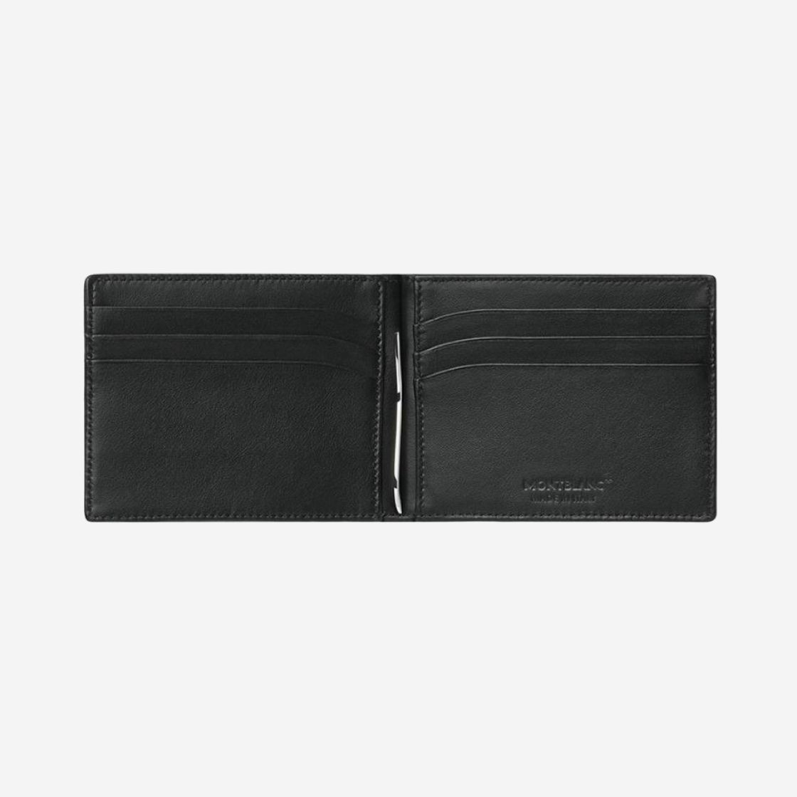몽블랑 마이스터스튁 소프트 그레인 머니 클립 6cc 지갑 블랙(Montblanc Meisterstuck Soft Grain Wallet 6cc with Money Clip Black) - 2