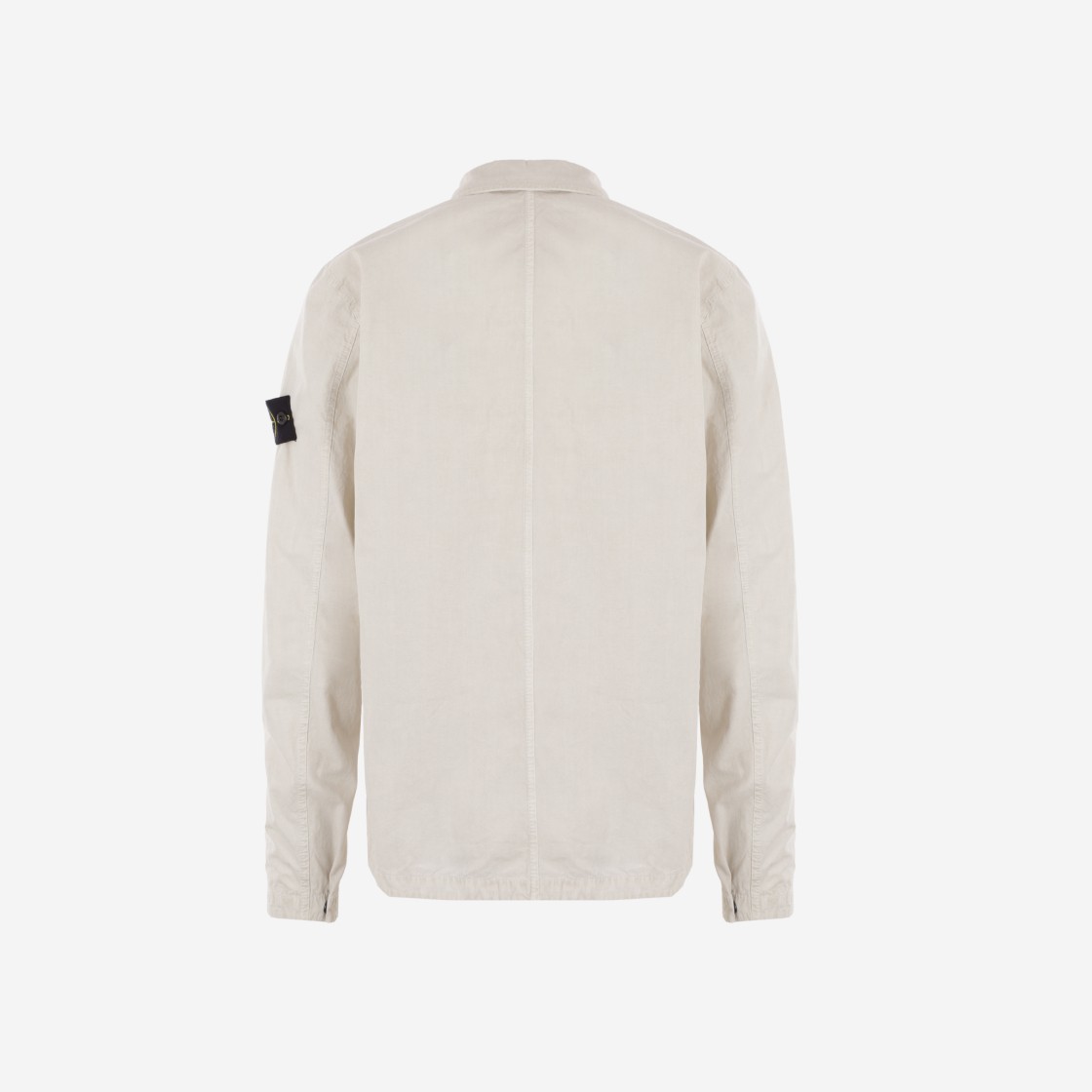 Stone Island 102WN Brushed Organic Cotton Overshirt Plaster - 23FW 상세 이미지 2