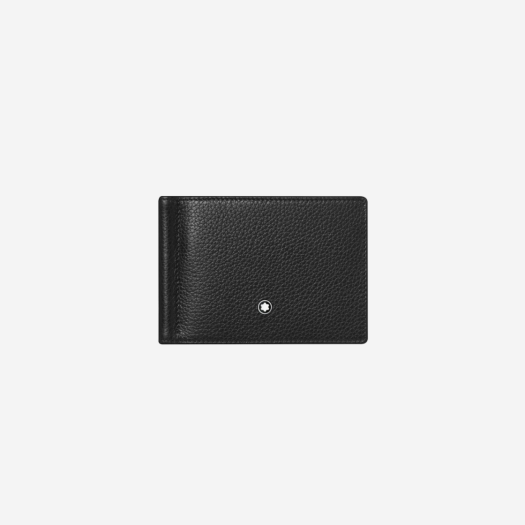 몽블랑 마이스터스튁 소프트 그레인 머니 클립 6cc 지갑 블랙