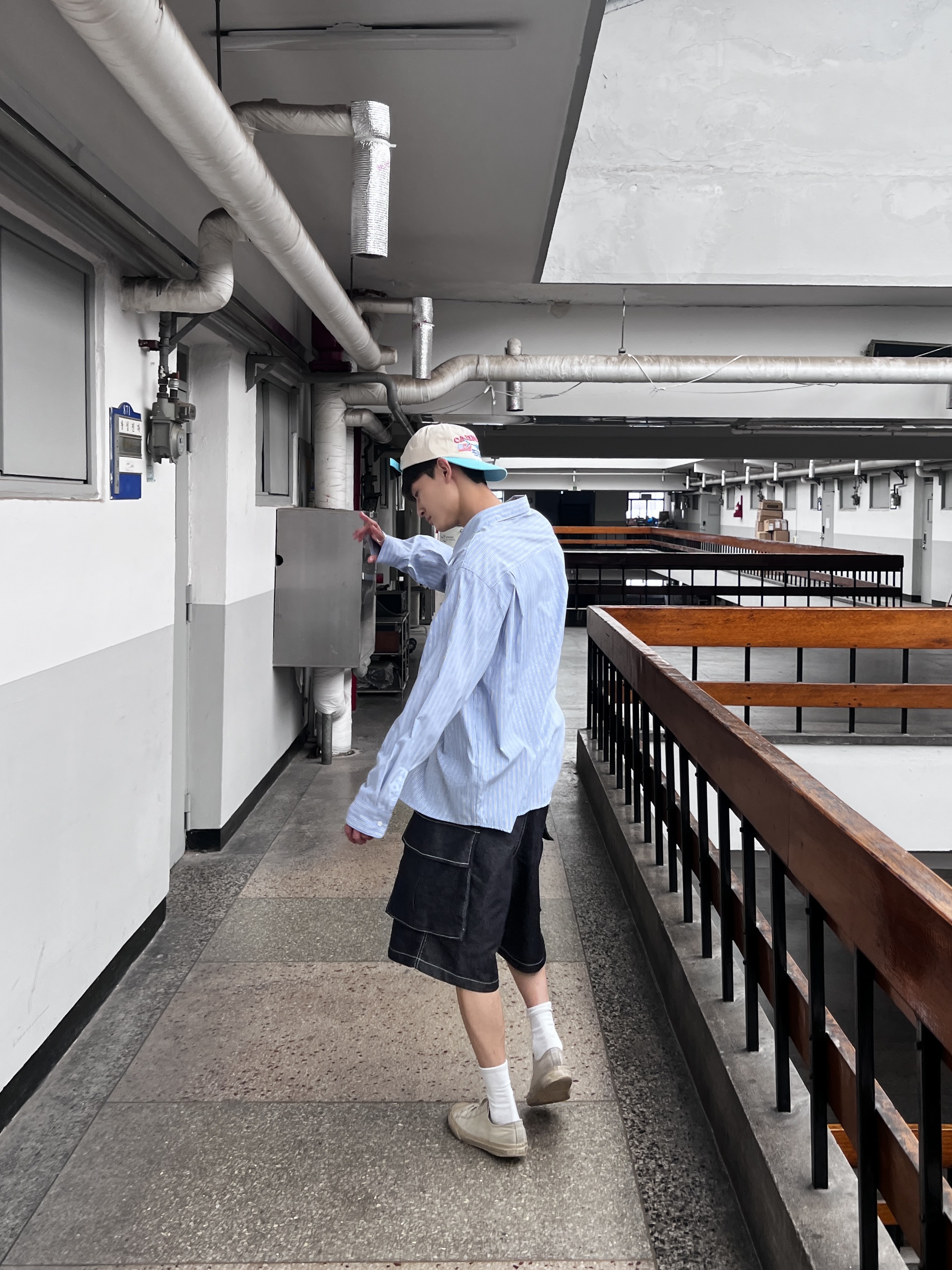 Moonstar x Studio Nicholson Merino Sneakers Dove 착용 스타일 - 2