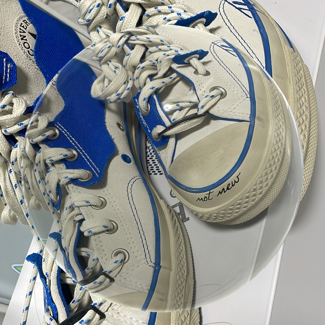 Converse x Ader Error Chuck 70 High White 착용 스타일 - 3