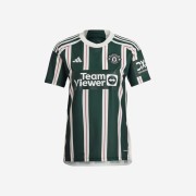 Adidas Manchester United 2023/24 Away Jersey Green Night Core White - KR Sizing (Non Marking Ver.)