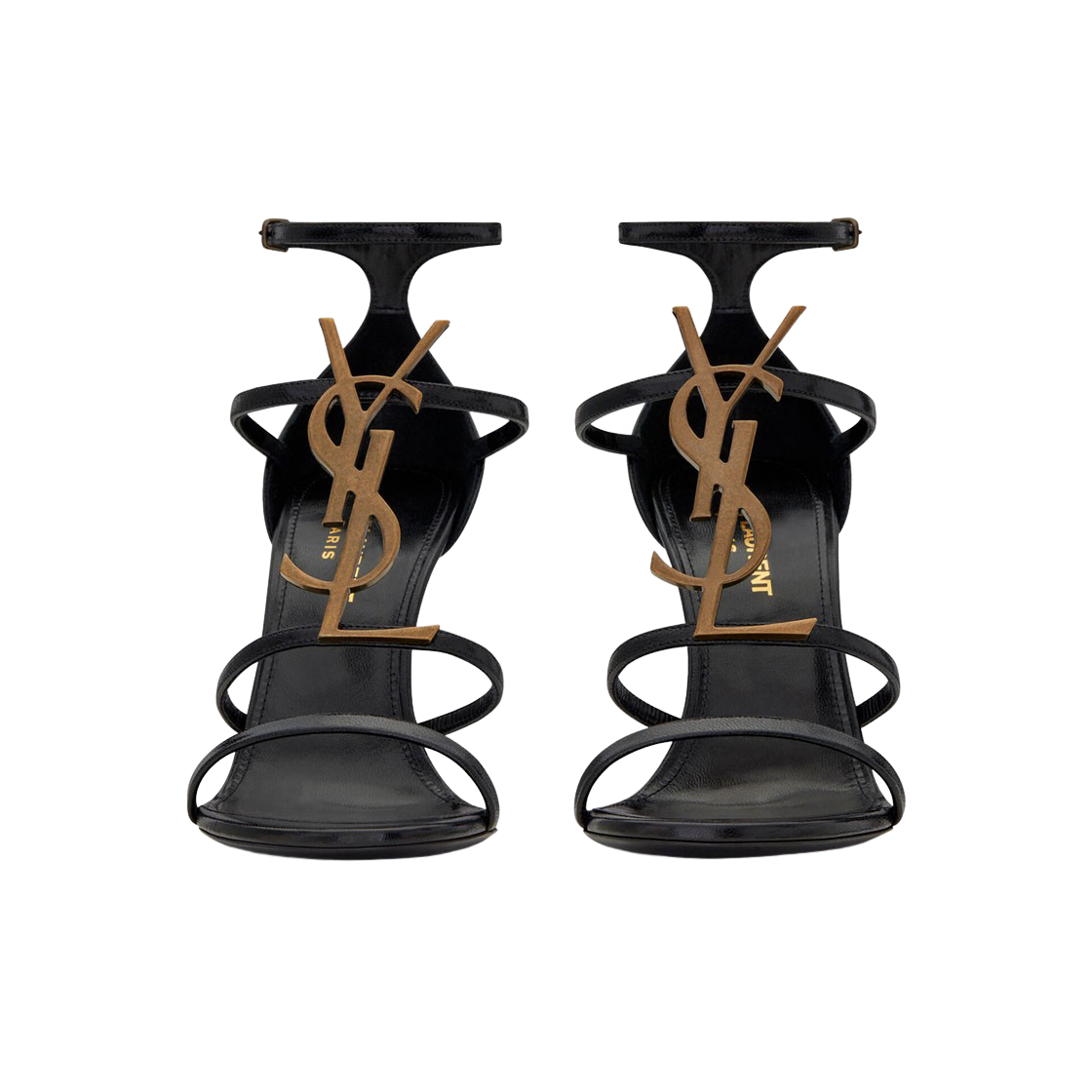 (W) 생로랑 카산드라 샌들 스무스 레더 블랙((W) Saint Laurent Cassandra Sandals In Smooth Leather Black) - 2