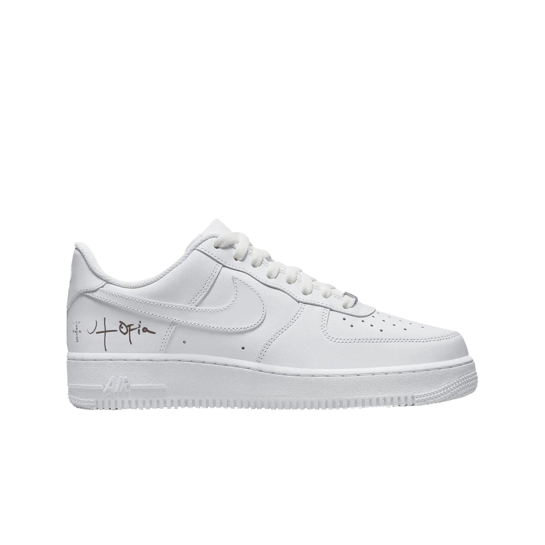 나이키 x 트래비스 스캇 에어포스 1 '07 로우 캑터스 잭 유토피아 에디션 화이트(Nike x Travis Scott Air Force 1 '07 Low Cactus Jack Utopia Edition White)
