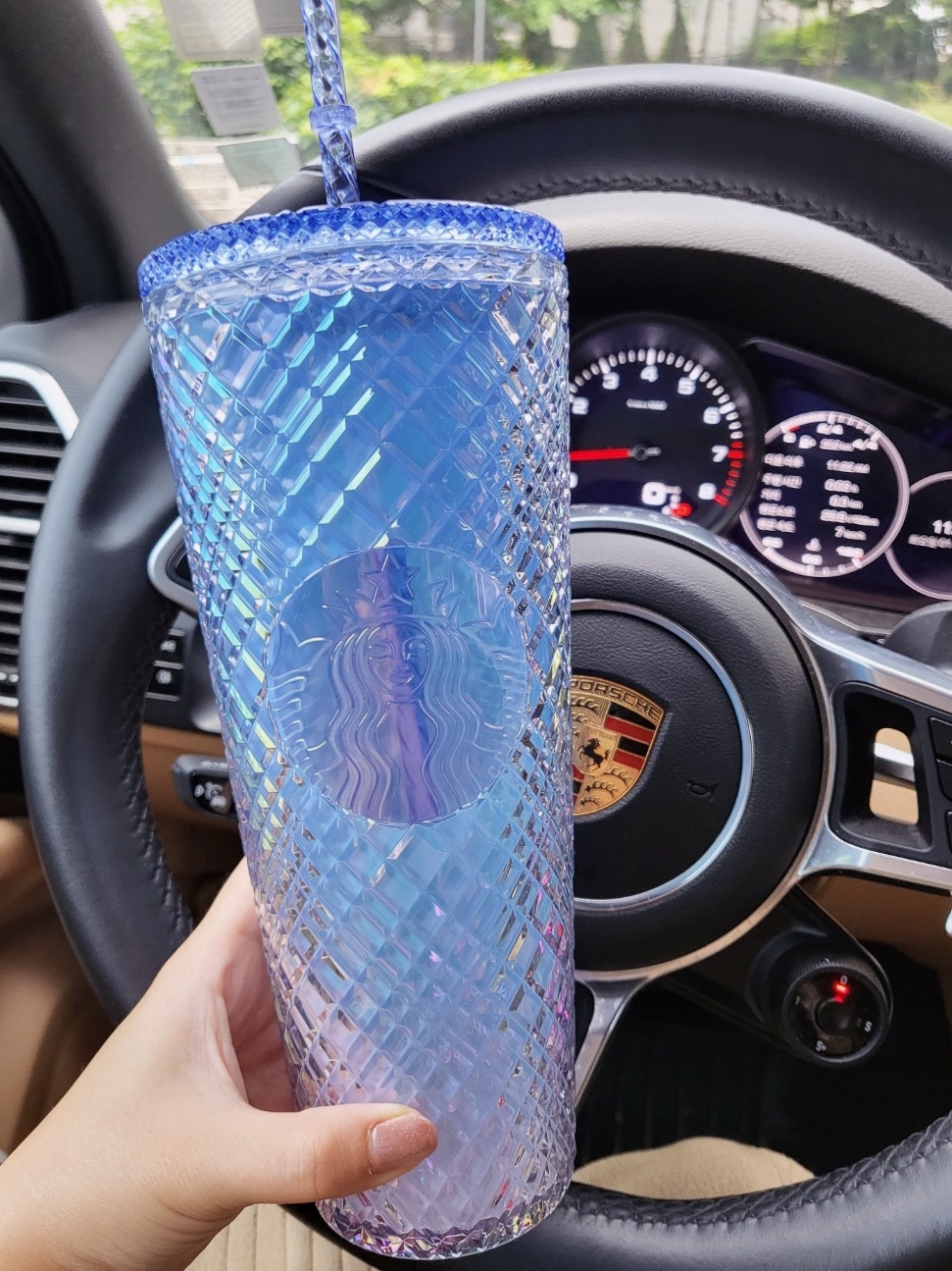 Starbucks 23 SS Summer Hideout Jeweled Coldcup 710ml 착용 스타일