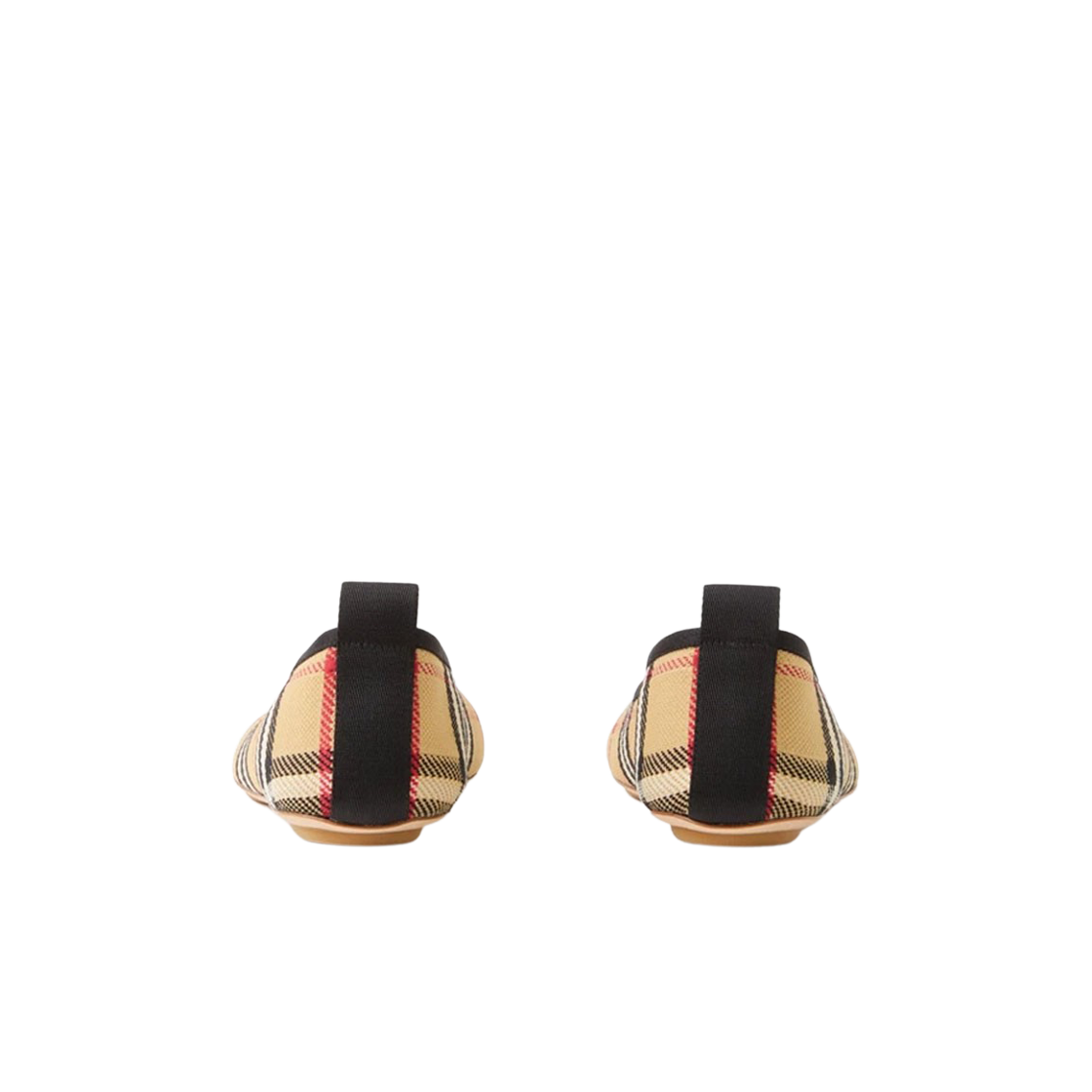 (W) 버버리 빈티지 체크 발레리나 아카이브 베이지((W) Burberry Vintage Check Ballerina Archive Beige) - 2