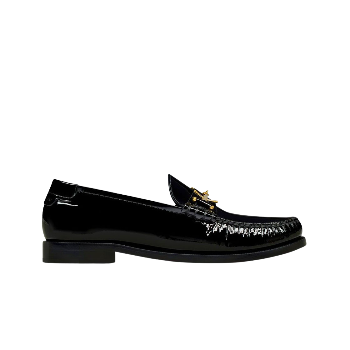 생로랑 르 로퍼 페니 슬리퍼 페이턴트 레더 블랙(Saint Laurent Le Loafer Penny Slippers in Patent Leather Black) - 1