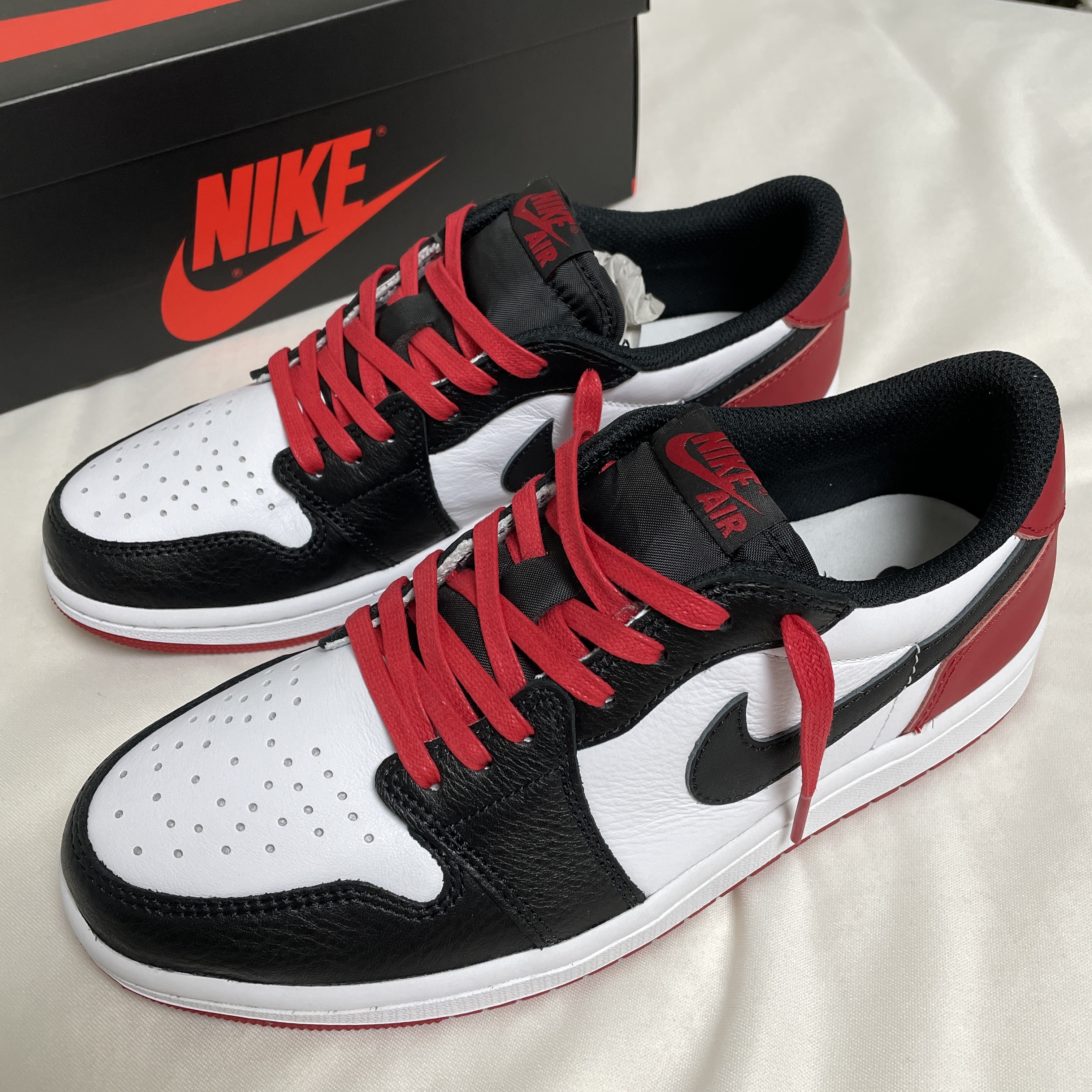 Jordan 1 Retro Low OG Black Toe 착용 스타일 - 2
