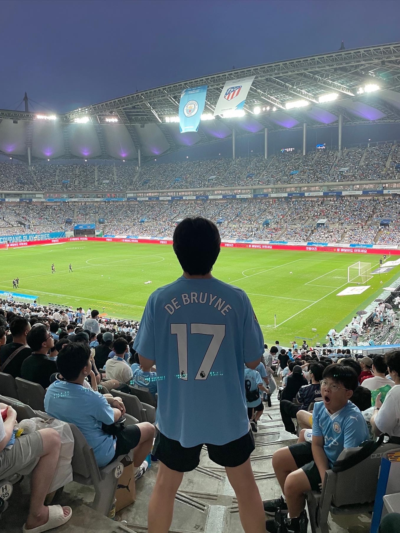 Puma Manchester City 2023/24 Home Jersey Team Light Blue Kevin De Bruyne (Premier League Full Marking Ver.) 착용 스타일
