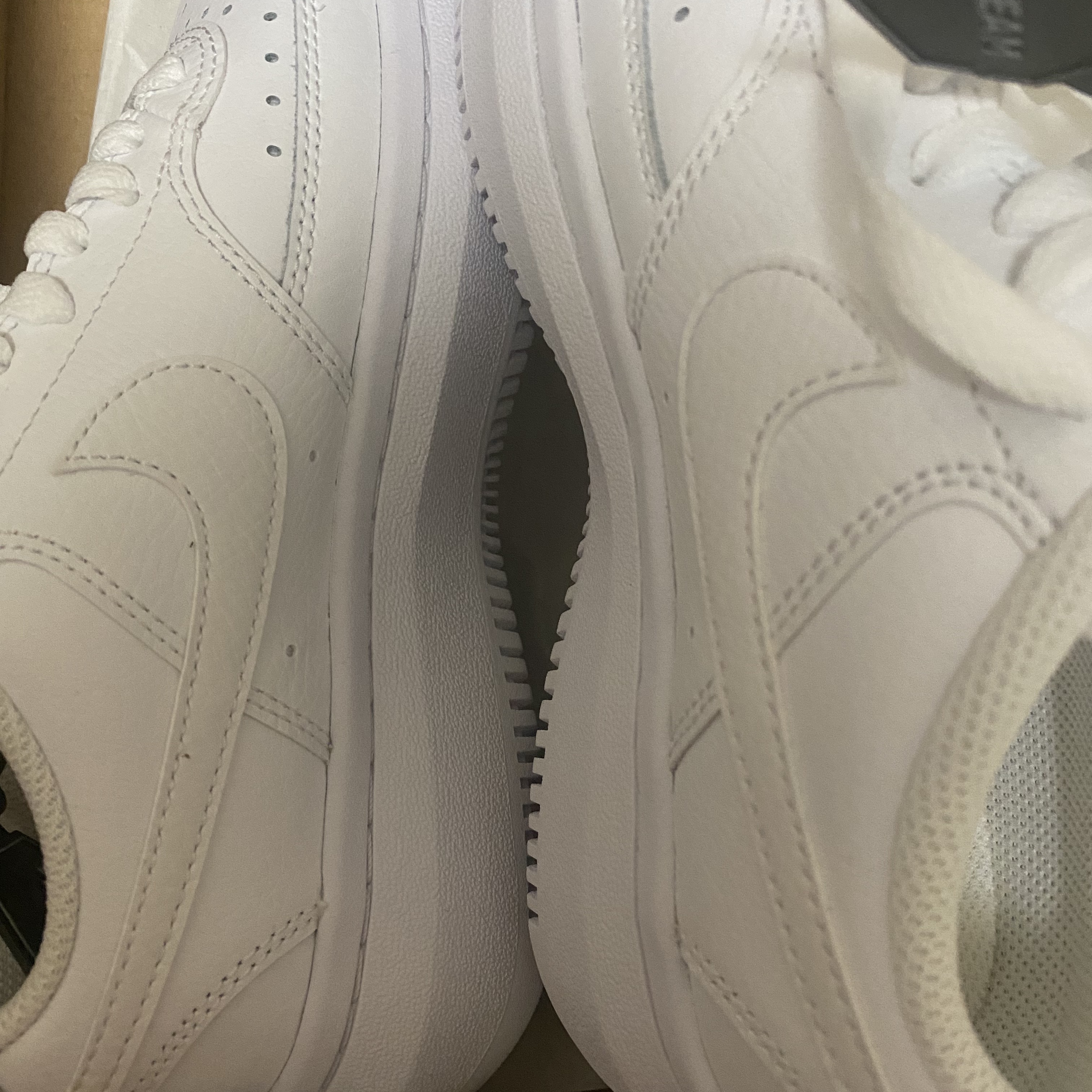 (W) Nike Court Vision Alta White 착용 스타일