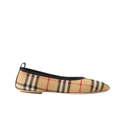 (W) Burberry Vintage Check Ballerina Archive Beige