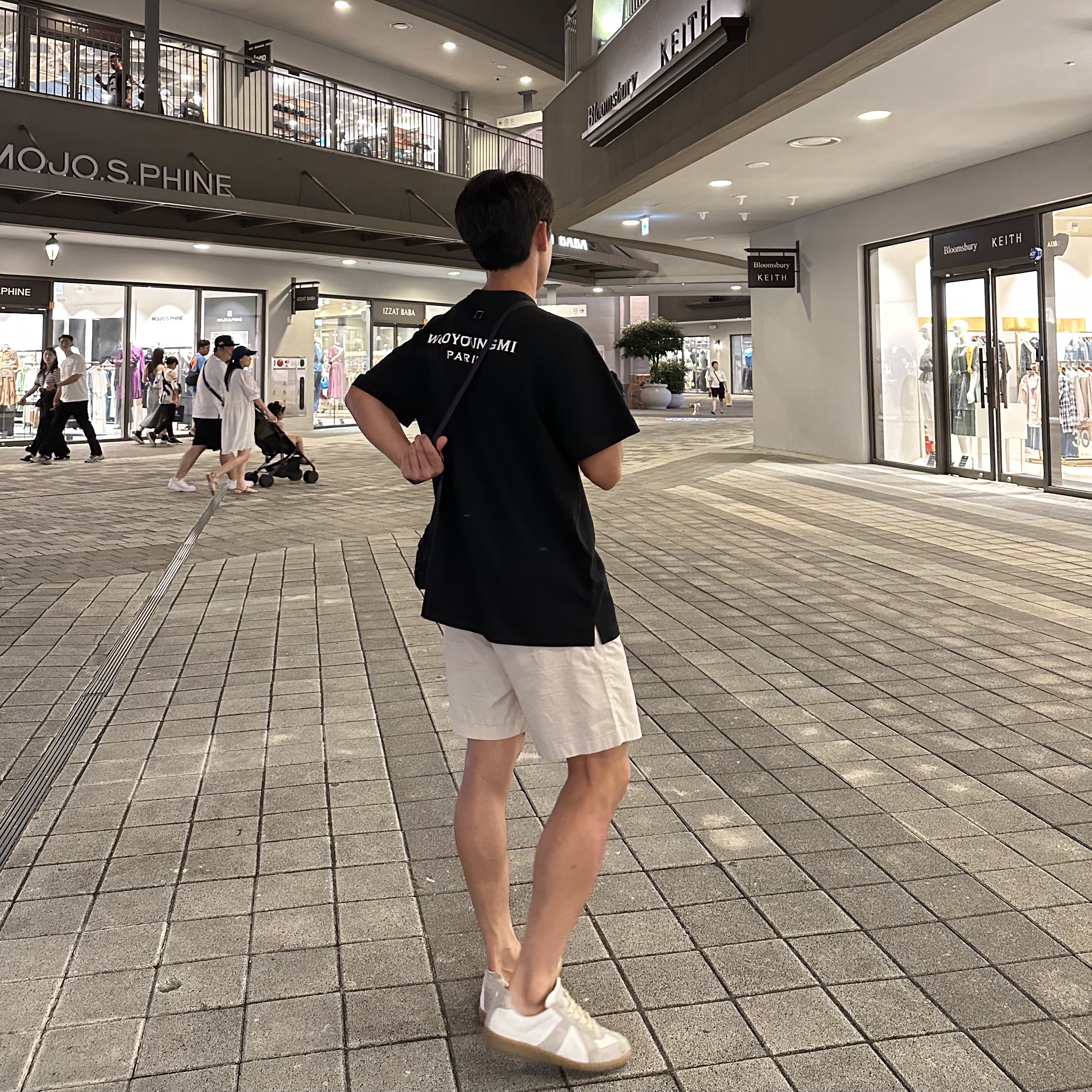 Wooyoungmi Cotton Back Logo T-shirt Black - 23SS, Maison Margiela Calfskin Replica Sneakers 착용 스타일