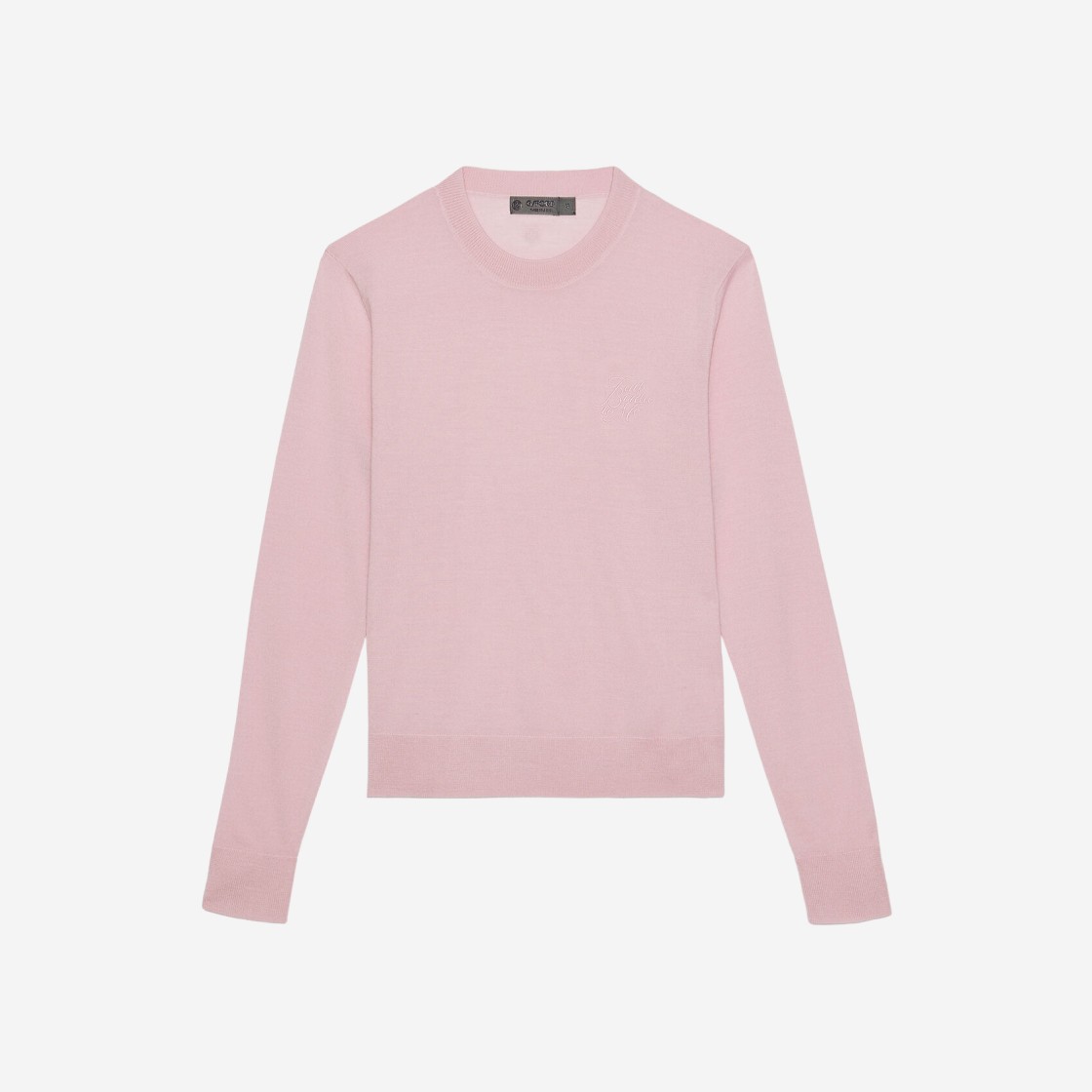 (W) G/Fore Talk Birdie to Me Merino Wool Crewneck Jumper Blush 상세 이미지 1