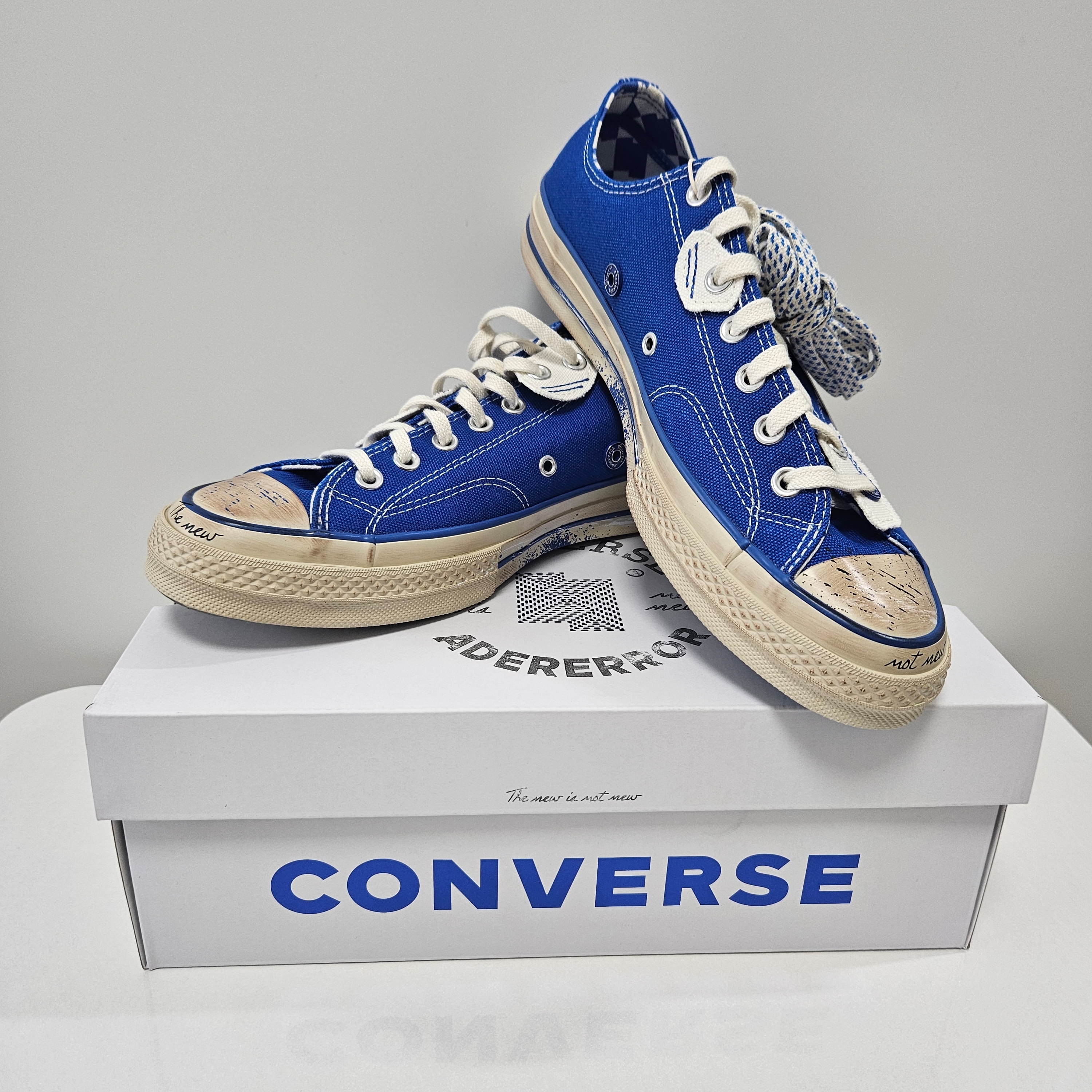 Converse x Ader Error Chuck 70 Ox Imperial Blue 착용 스타일