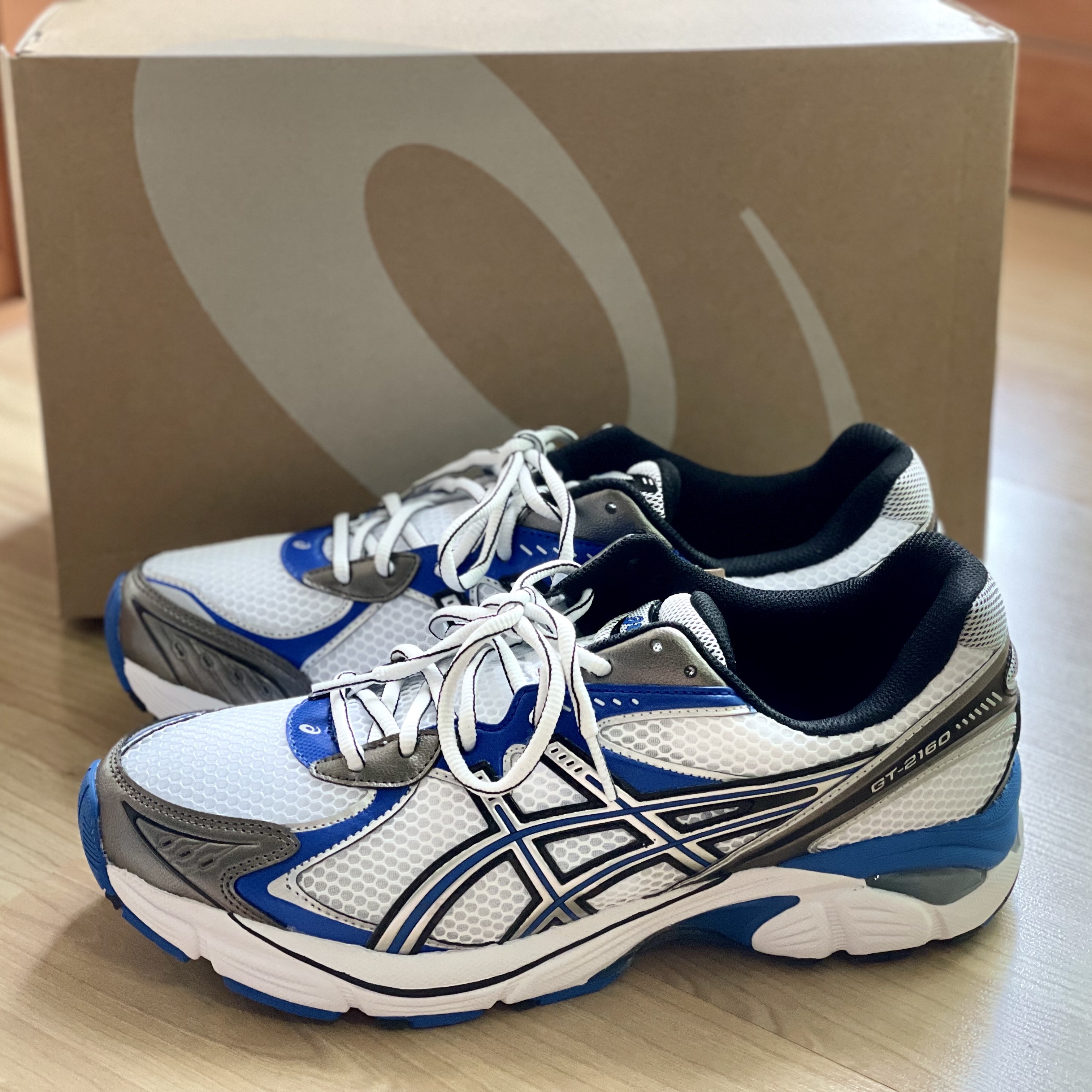 Asics GT-2160 White Illusion Blue 착용 스타일 - 1