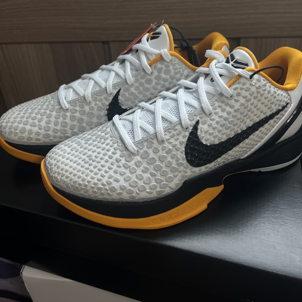 Nike Kobe 6 Protro White Del Sol 착용 스타일 - 1