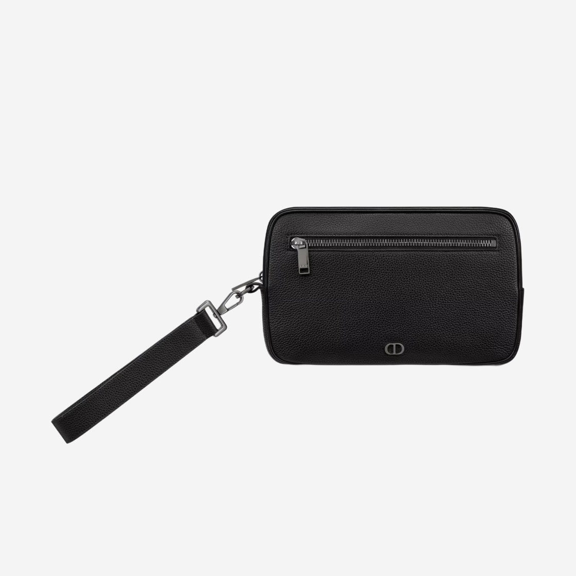 Dior Toiletry Bag Black Grained Calfskin CD Icon Signature 상세 이미지 1