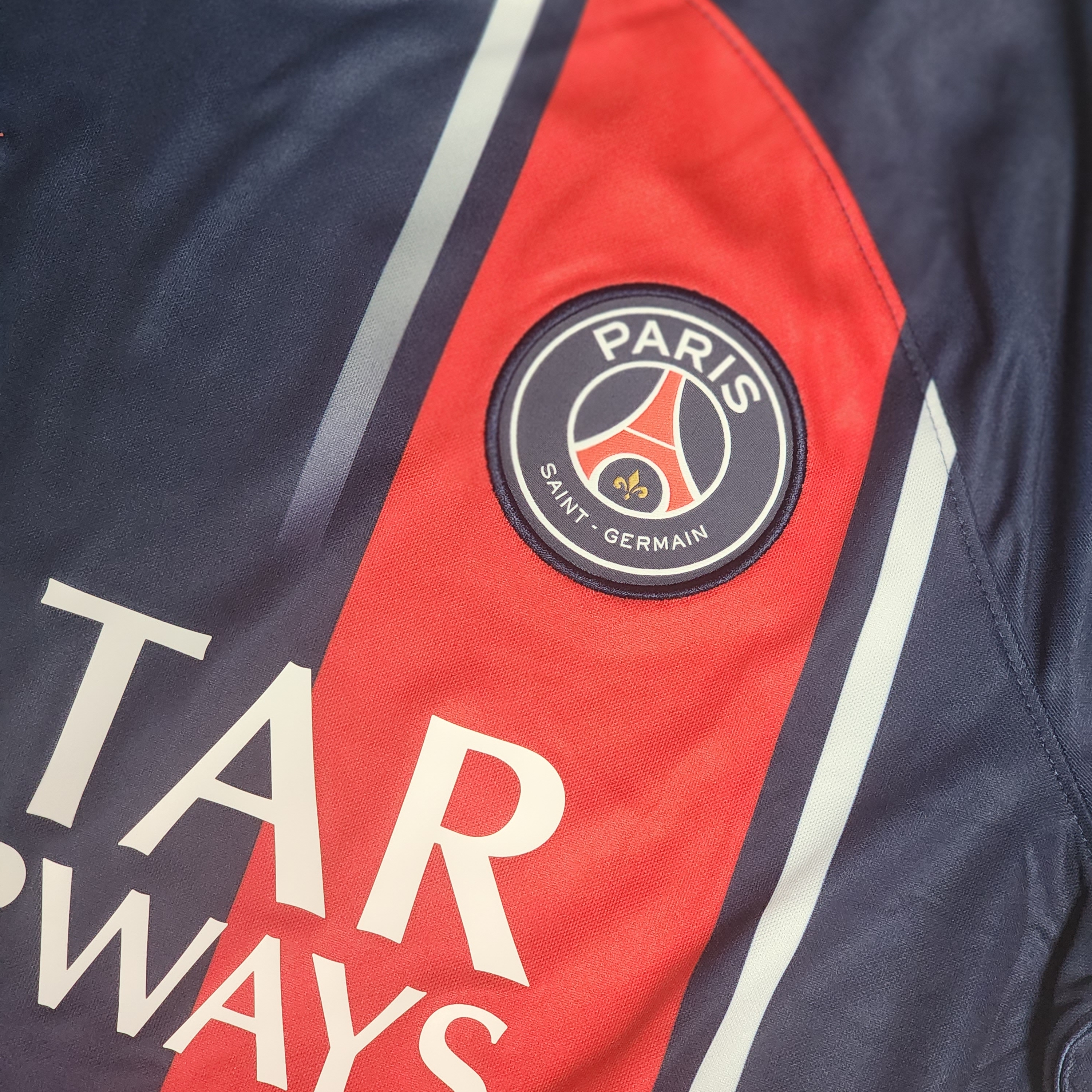 Nike Paris Saint-Germain 2023/24 Dri-Fit Stadium Home Jersey Midnight Navy (Non Marking Ver.) 착용 스타일 - 1
