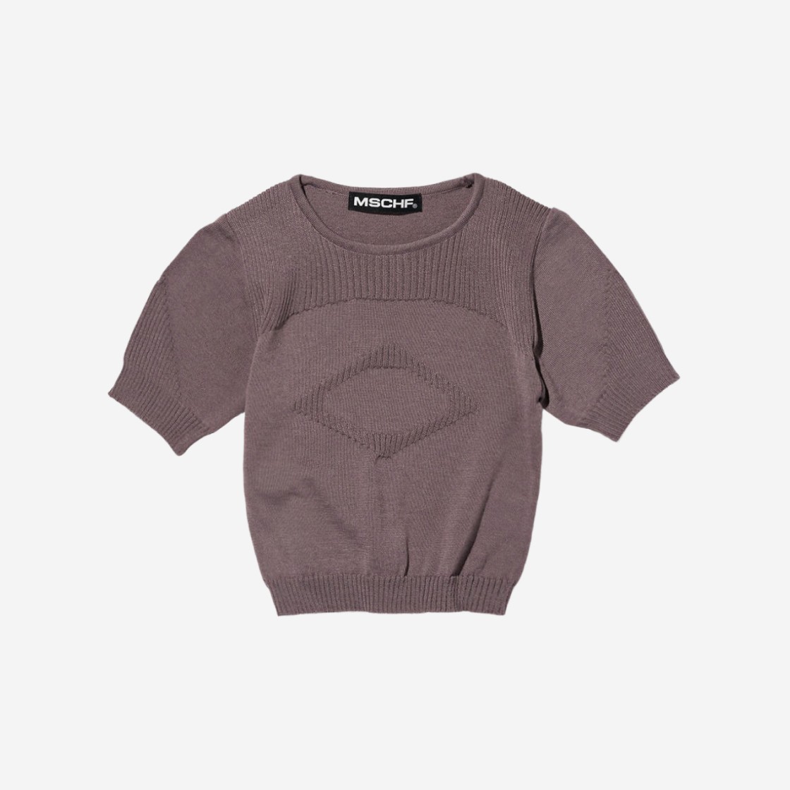 (W) Mischief Rhombus Knit Top Rose Brown 상세 이미지 1