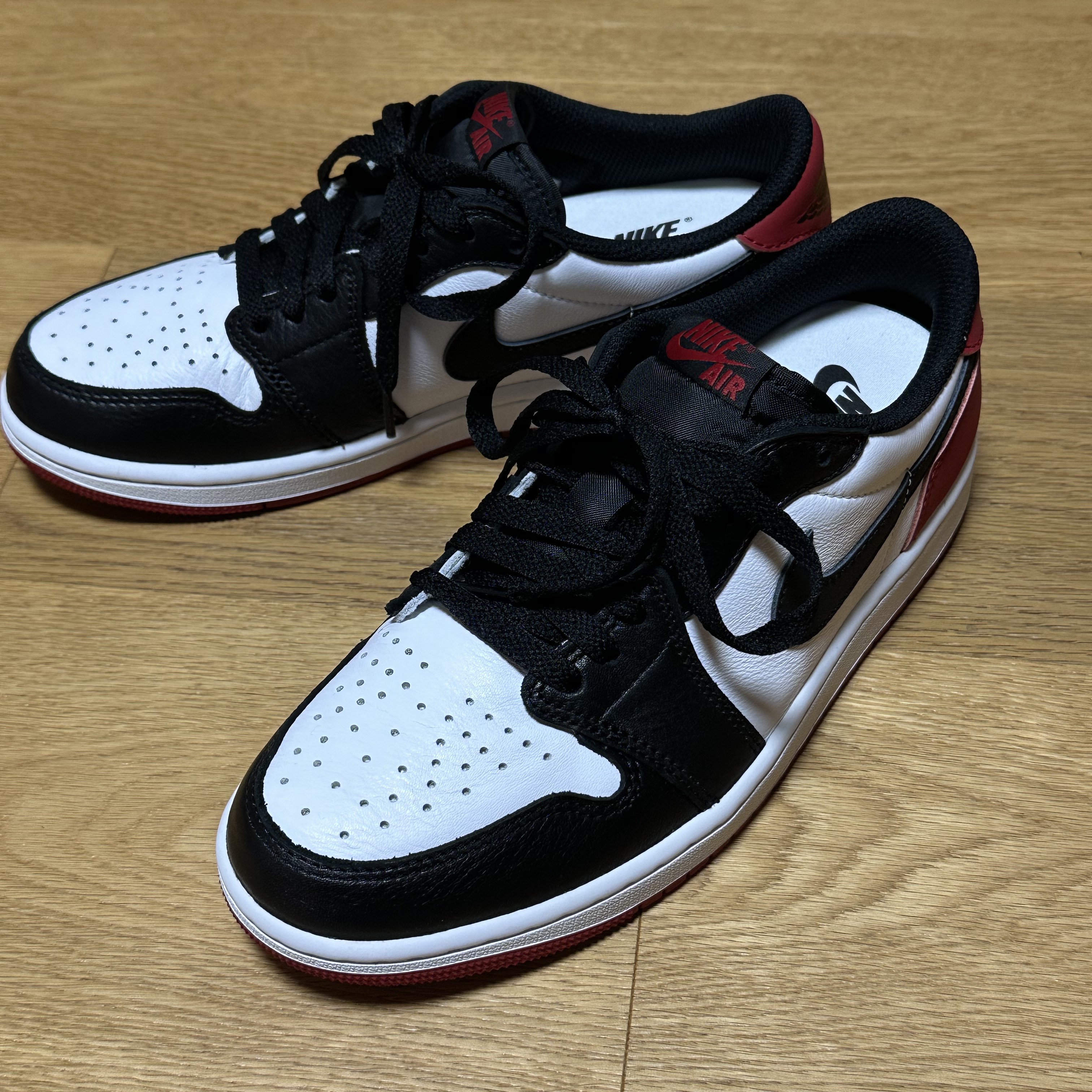 Jordan 1 Retro Low OG Black Toe 착용 스타일
