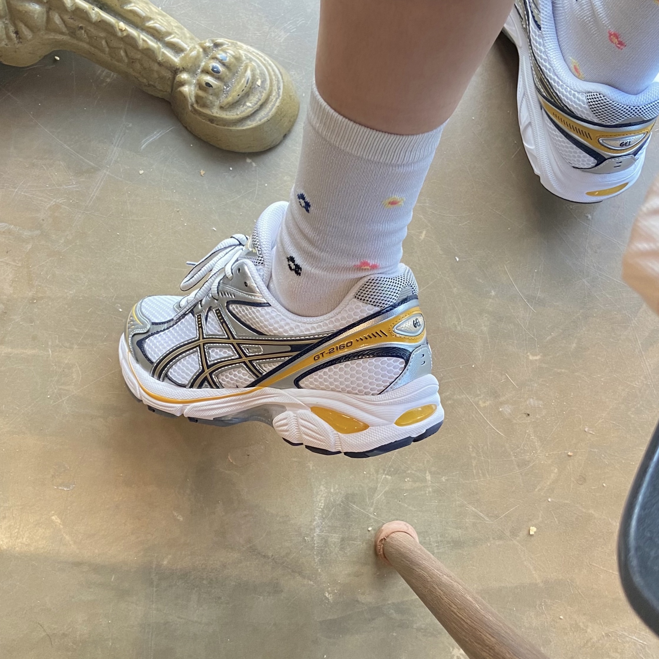 Asics GT-2160 White Pure Silver 착용 스타일 - 5
