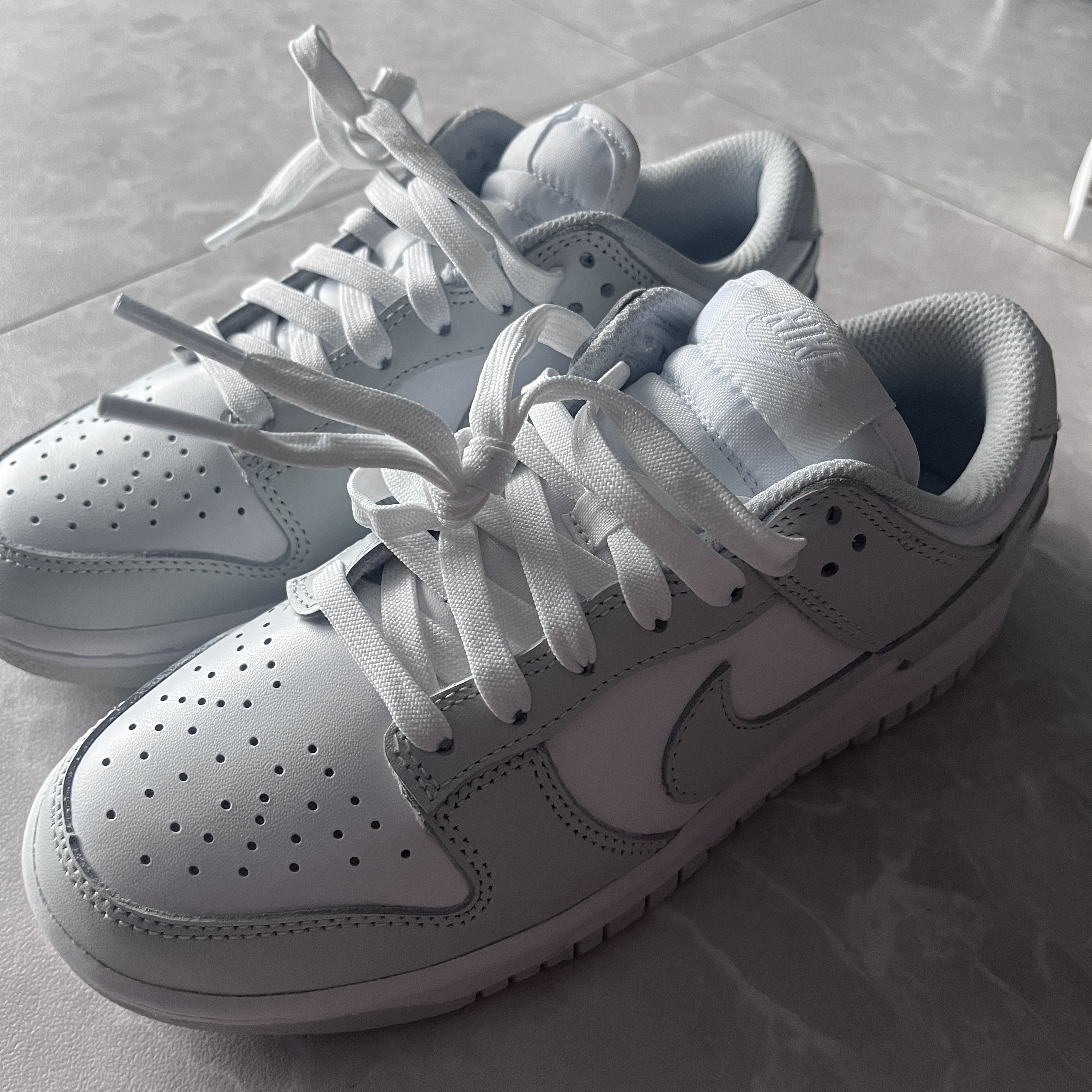 (W) Nike Dunk Low Photon Dust 착용 스타일