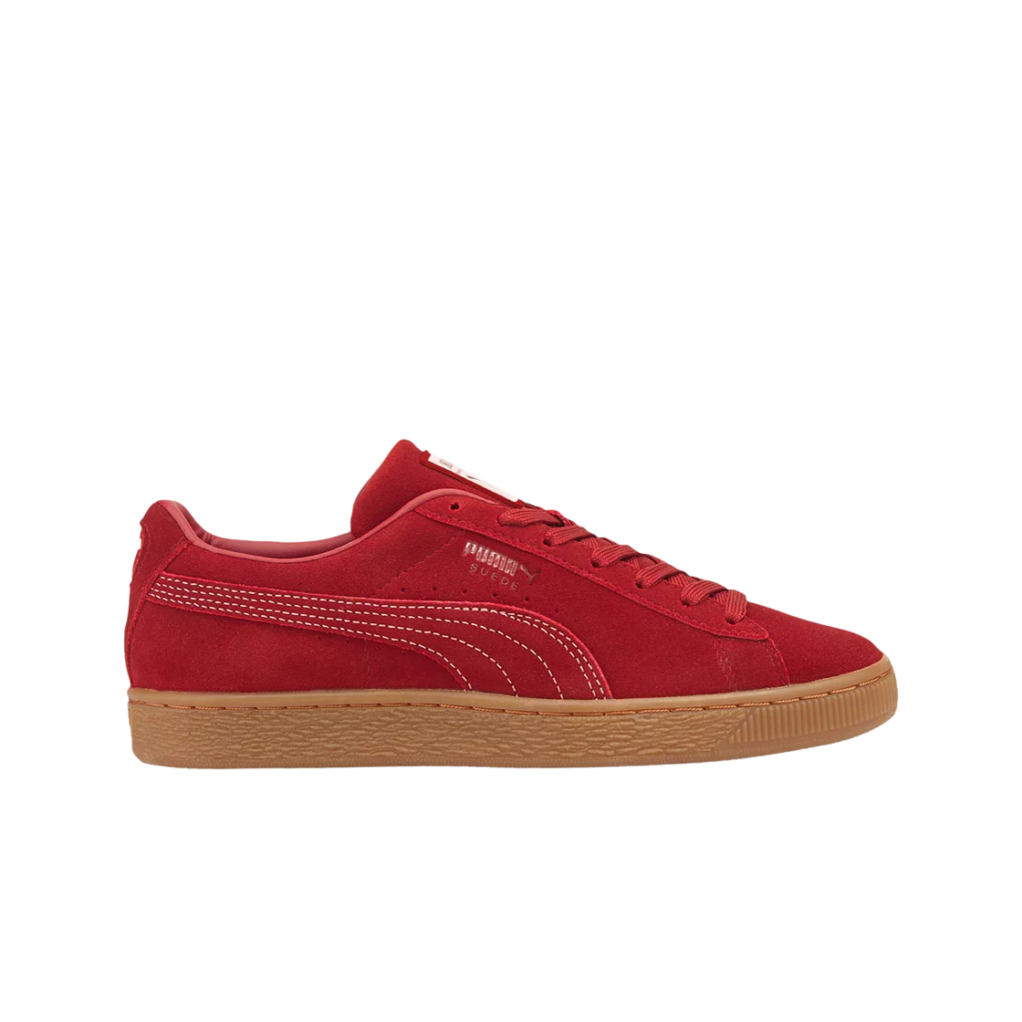 (W) 푸마 x 보그 스웨이드 클래식 인텐스 레드 검((W) Puma x Vogue Suede Classic Intense Red Gum) - 1